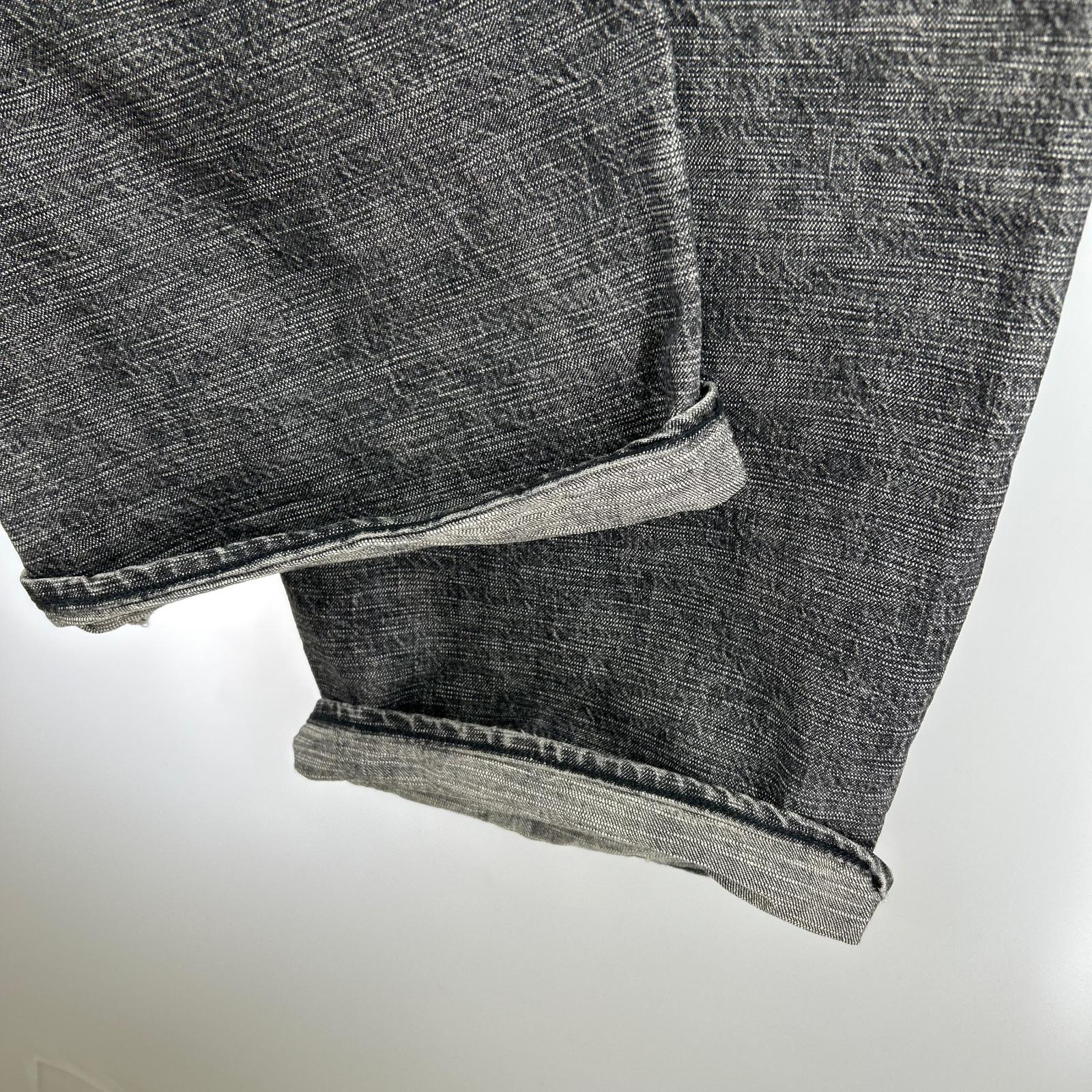 パンツ 24ss BUGGY SLAB DENIM PANTS S S ブラック