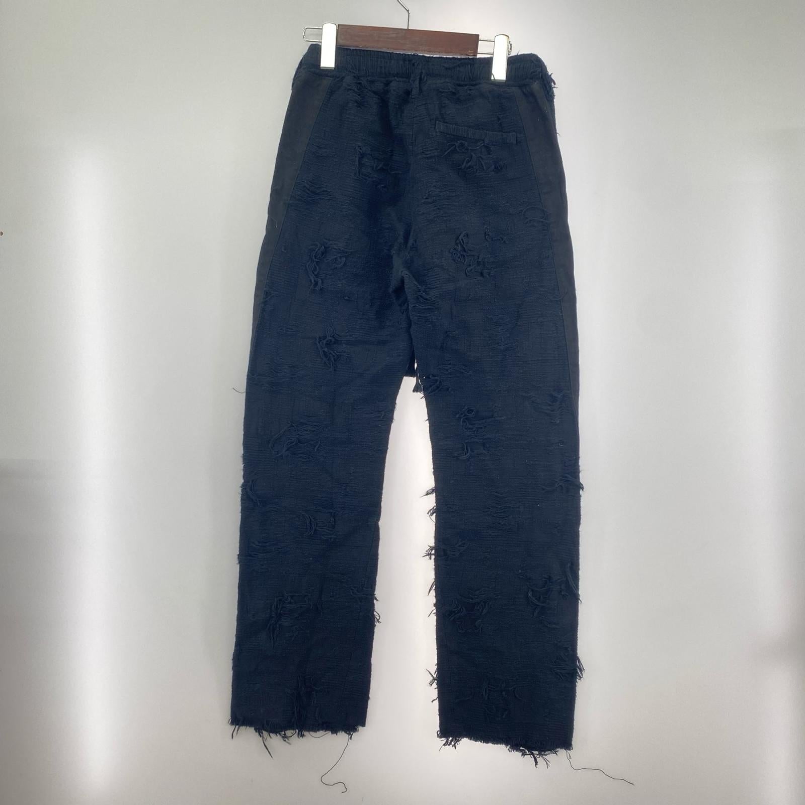 デニムパンツ MINUS サイドライン トラック パンツ 黒 1 1 ブラック