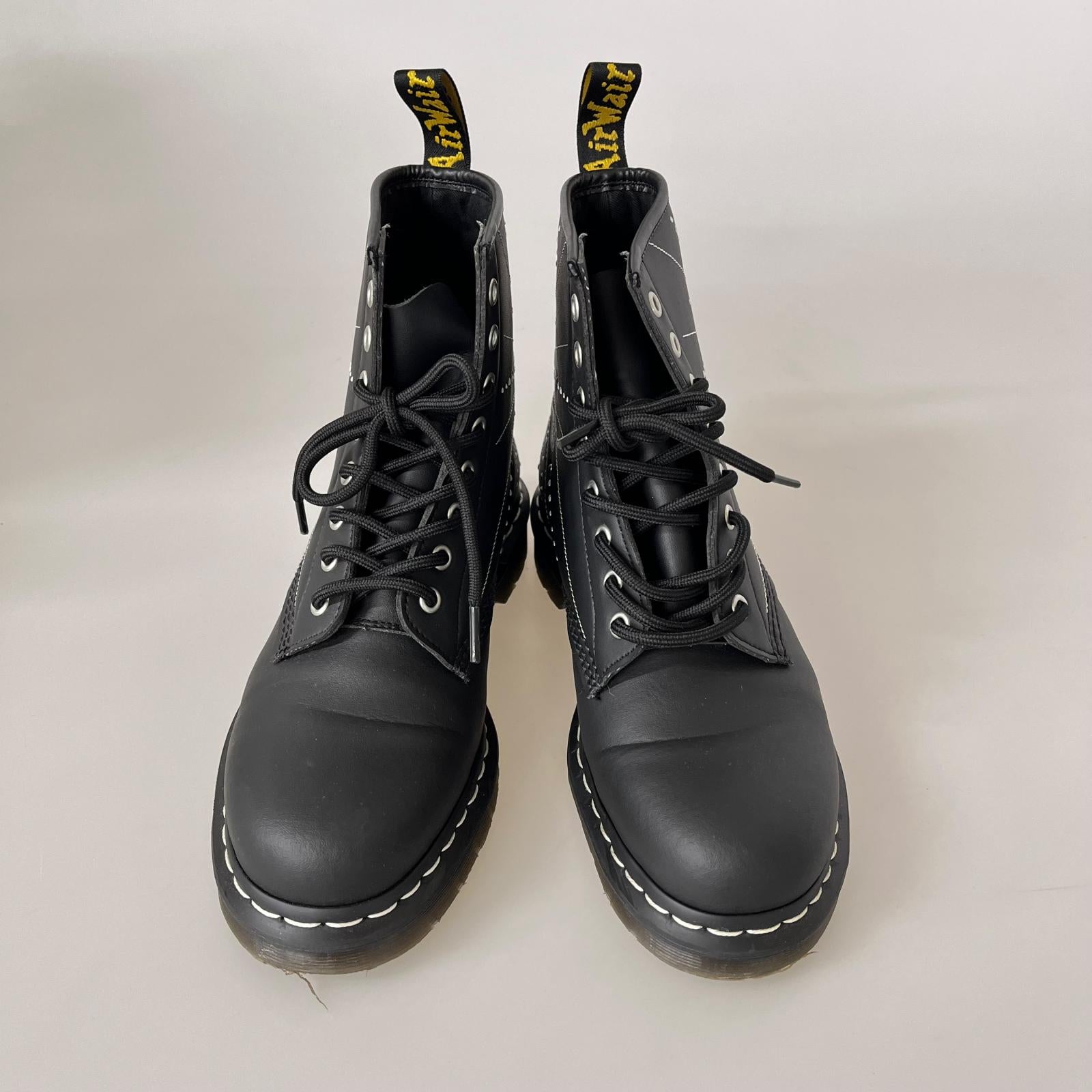 ブーツ Dr.Martens 1460 SOLAR FLARE 8ホールブーツ 黒 (UK7) ブラック