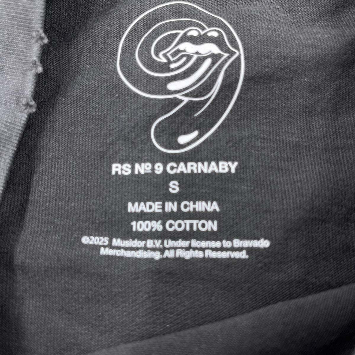 半袖Ｔシャツ ROLLING STONES 浮世絵バックプリント チャコール S S グレー