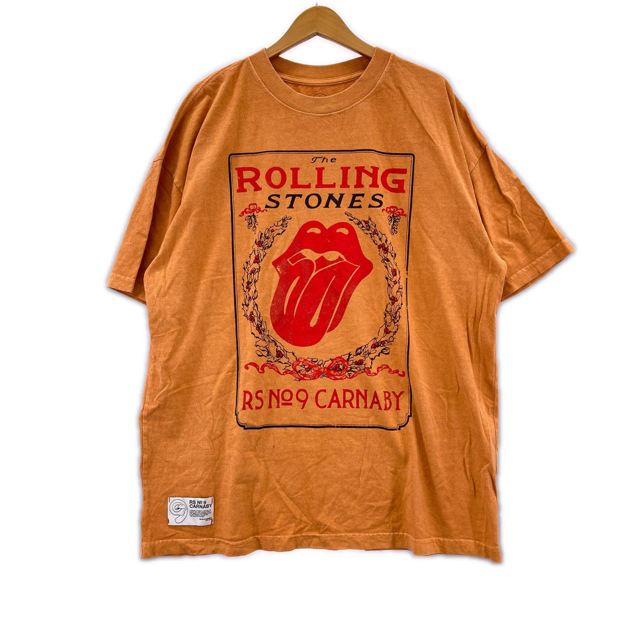 半袖Ｔシャツ ROLLING STONES プリントT ORG L L オレンジ