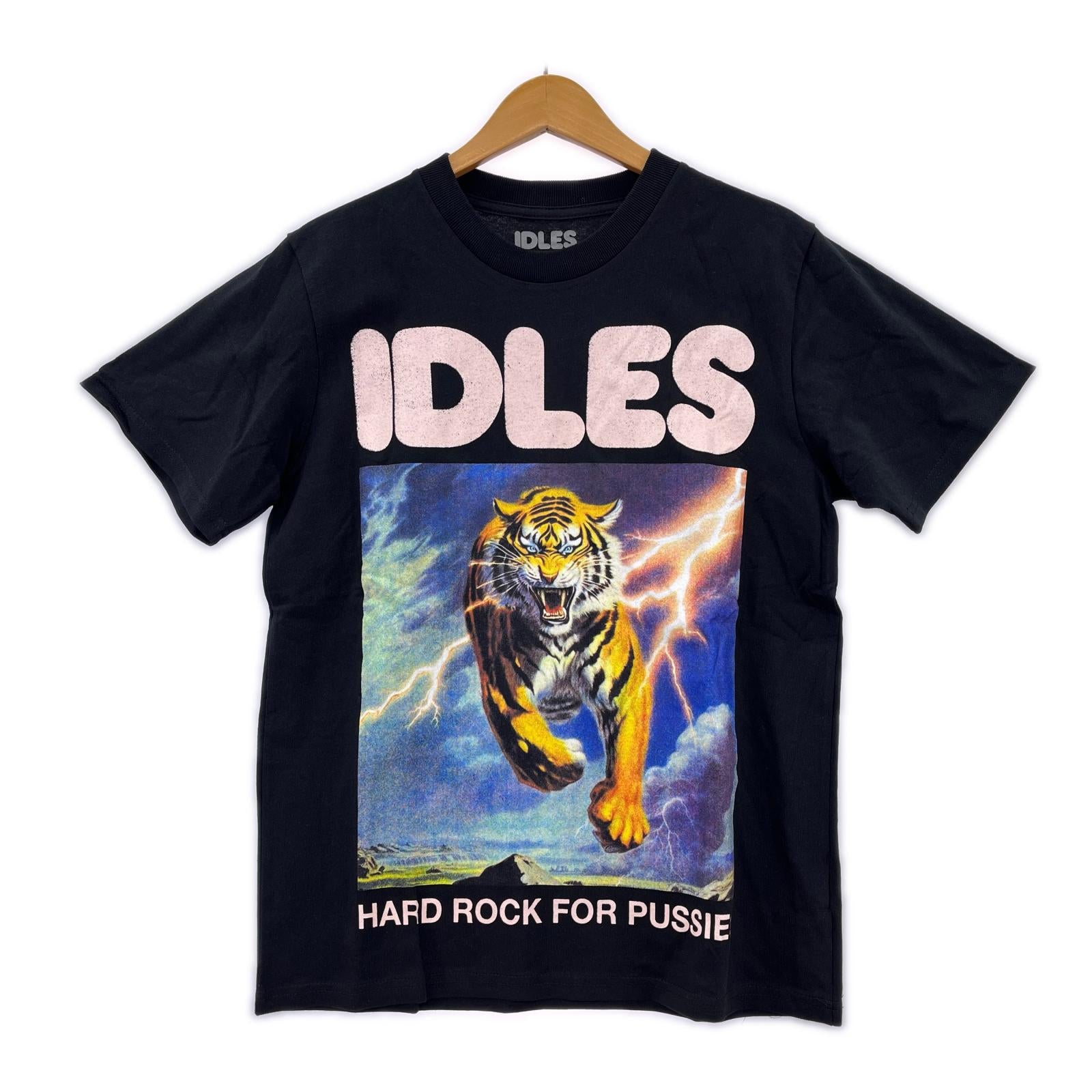 半袖Ｔシャツ IDLES ツアーT 虎 S 黒 S ブラック