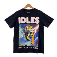 半袖Ｔシャツ IDLES ツアーT 虎 S 黒 S ブラック