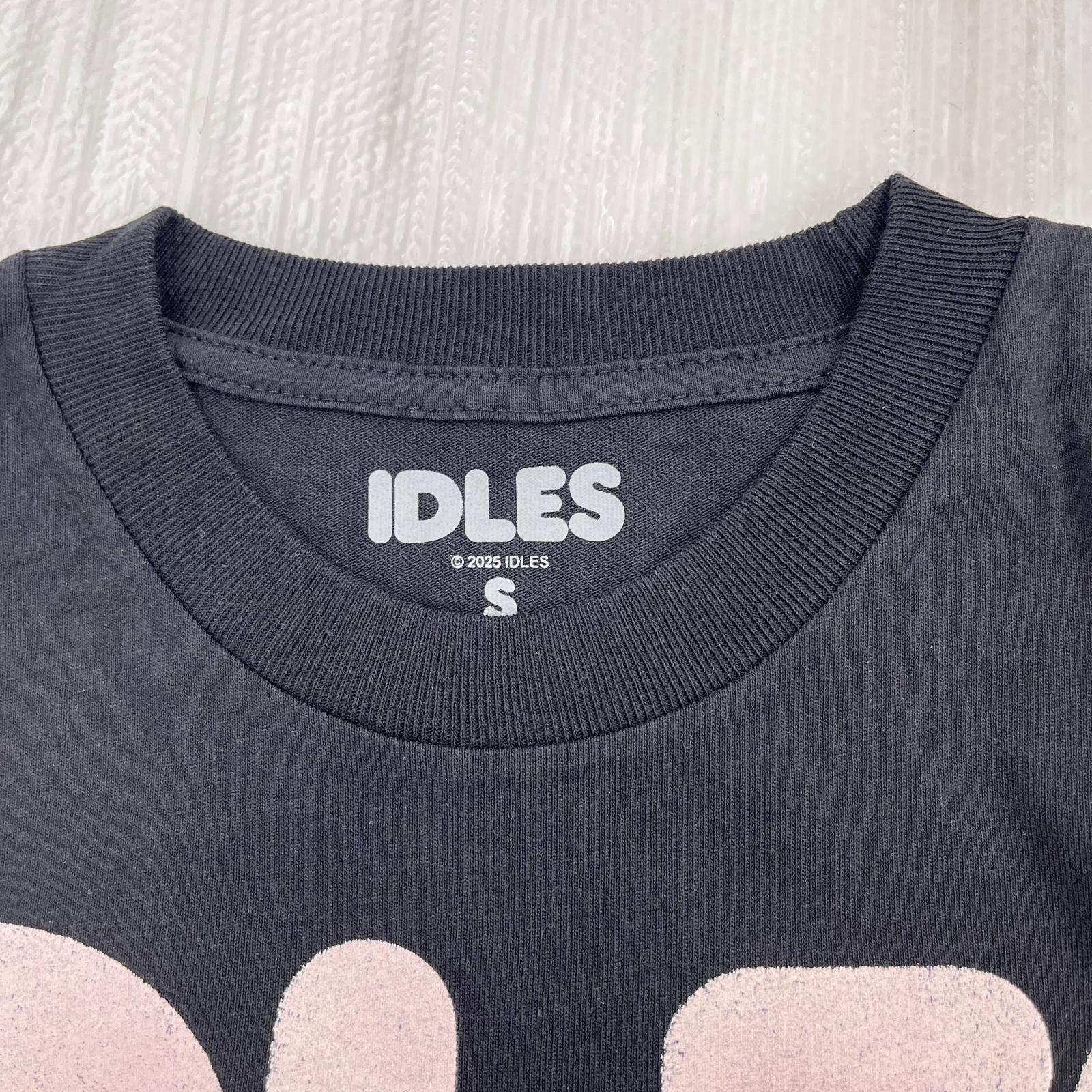 半袖Ｔシャツ IDLES ツアーT 虎 S 黒 S ブラック