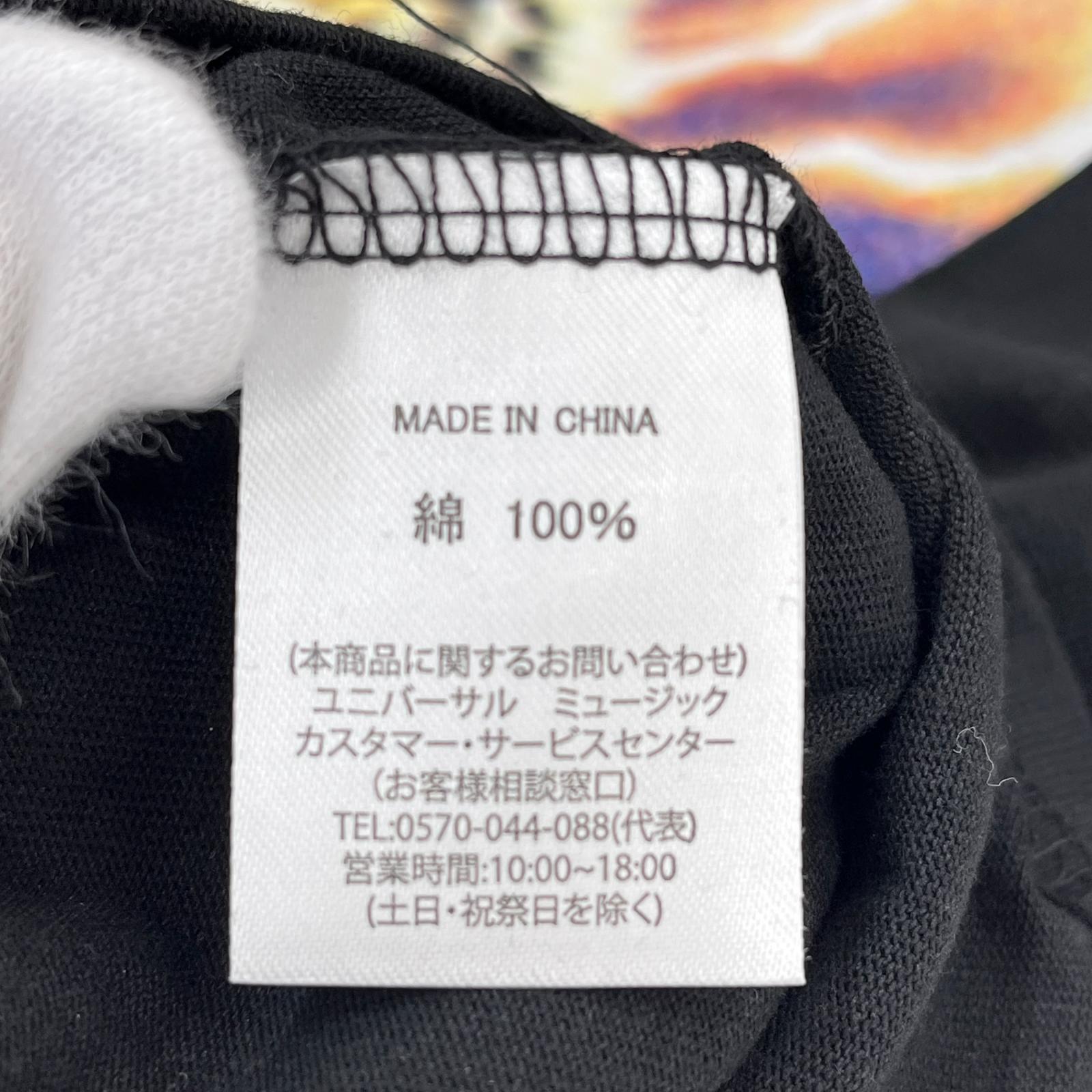 半袖Ｔシャツ IDLES ツアーT 虎 S 黒 S ブラック