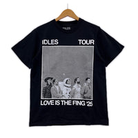 半袖Ｔシャツ IDLE Slove is the fing '25 S 黒 S ブラック