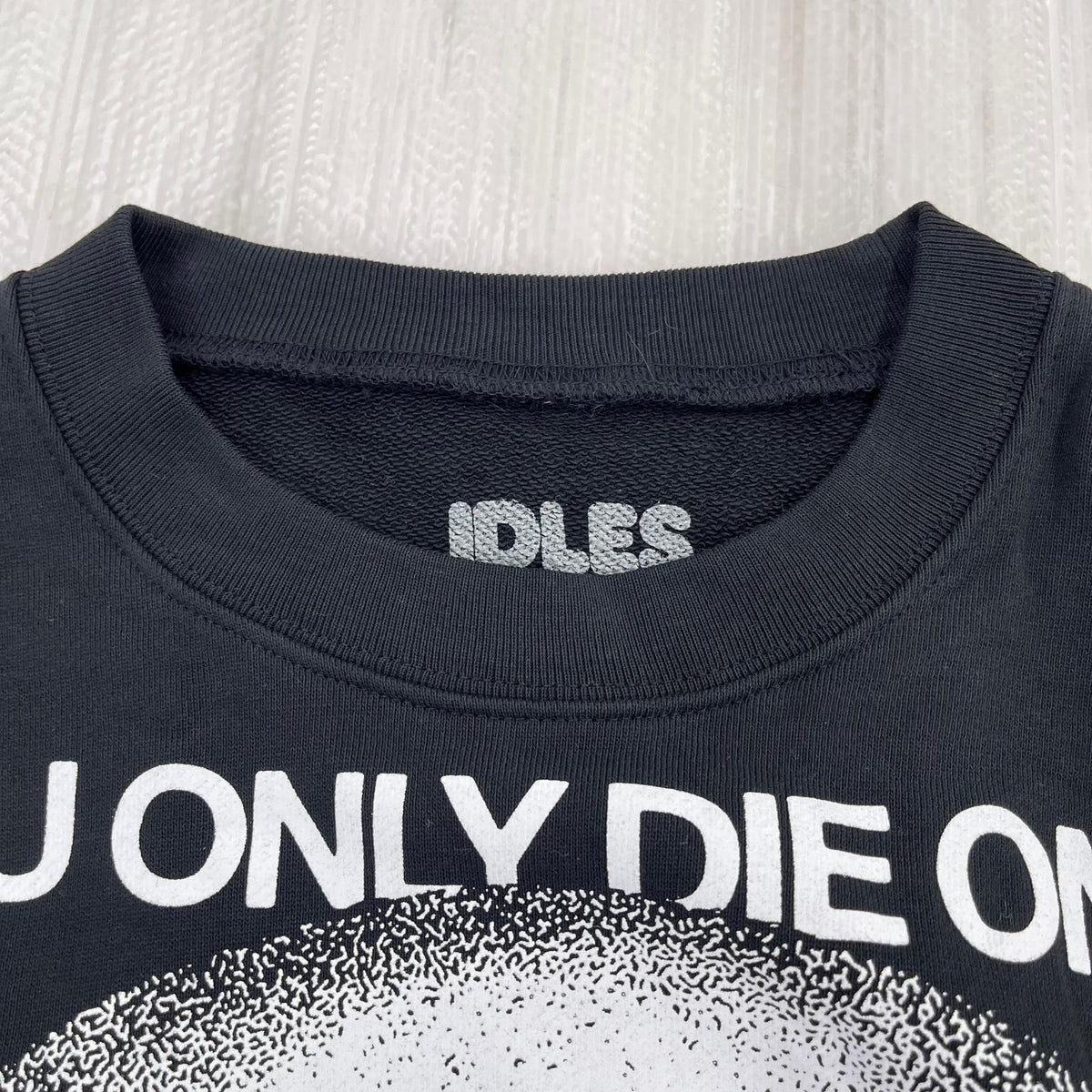 長袖Ｔシャツ IDLES スカル S S ブラック