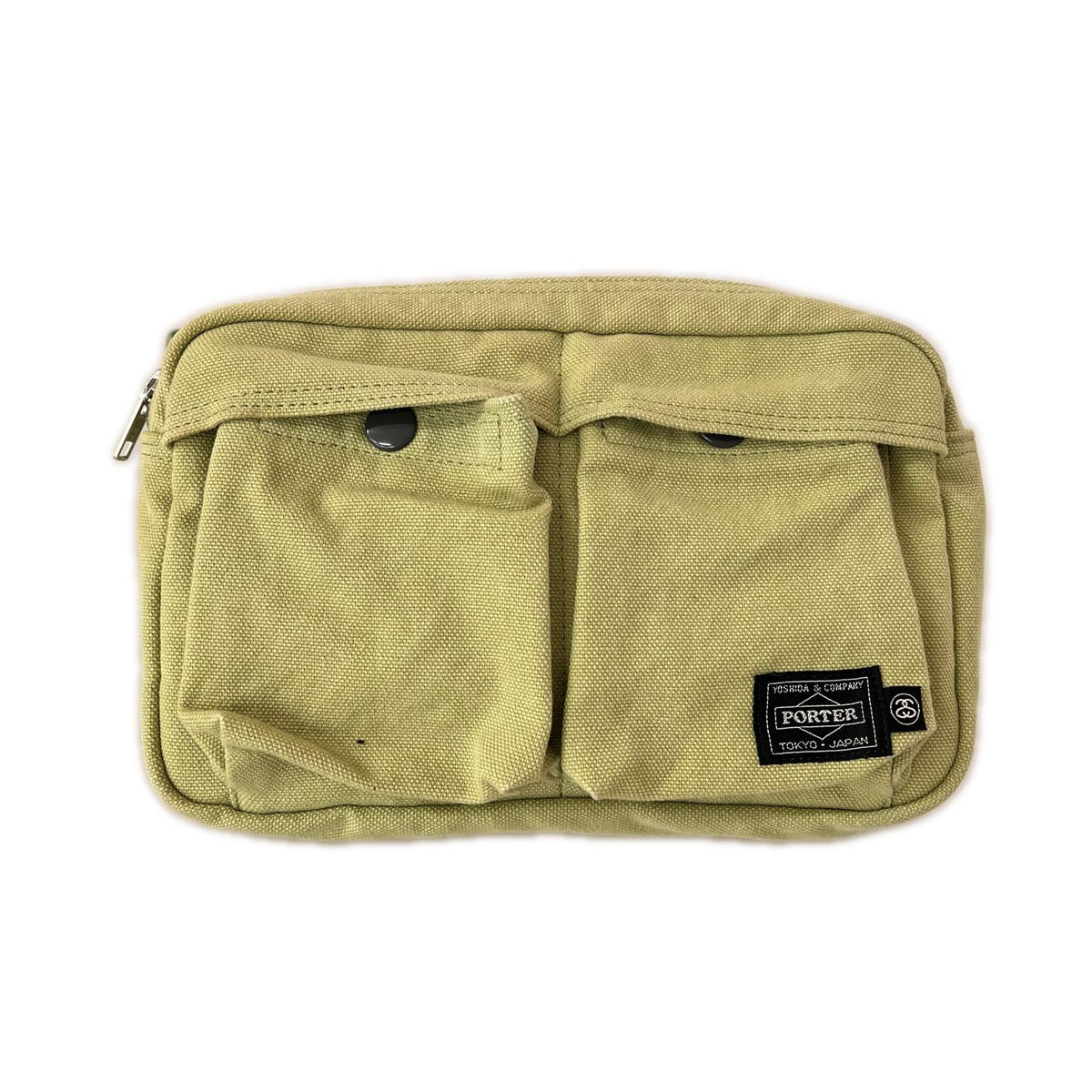 ボディバッグ ×STUSSY Waist Bag キャンバス KHK グリーン