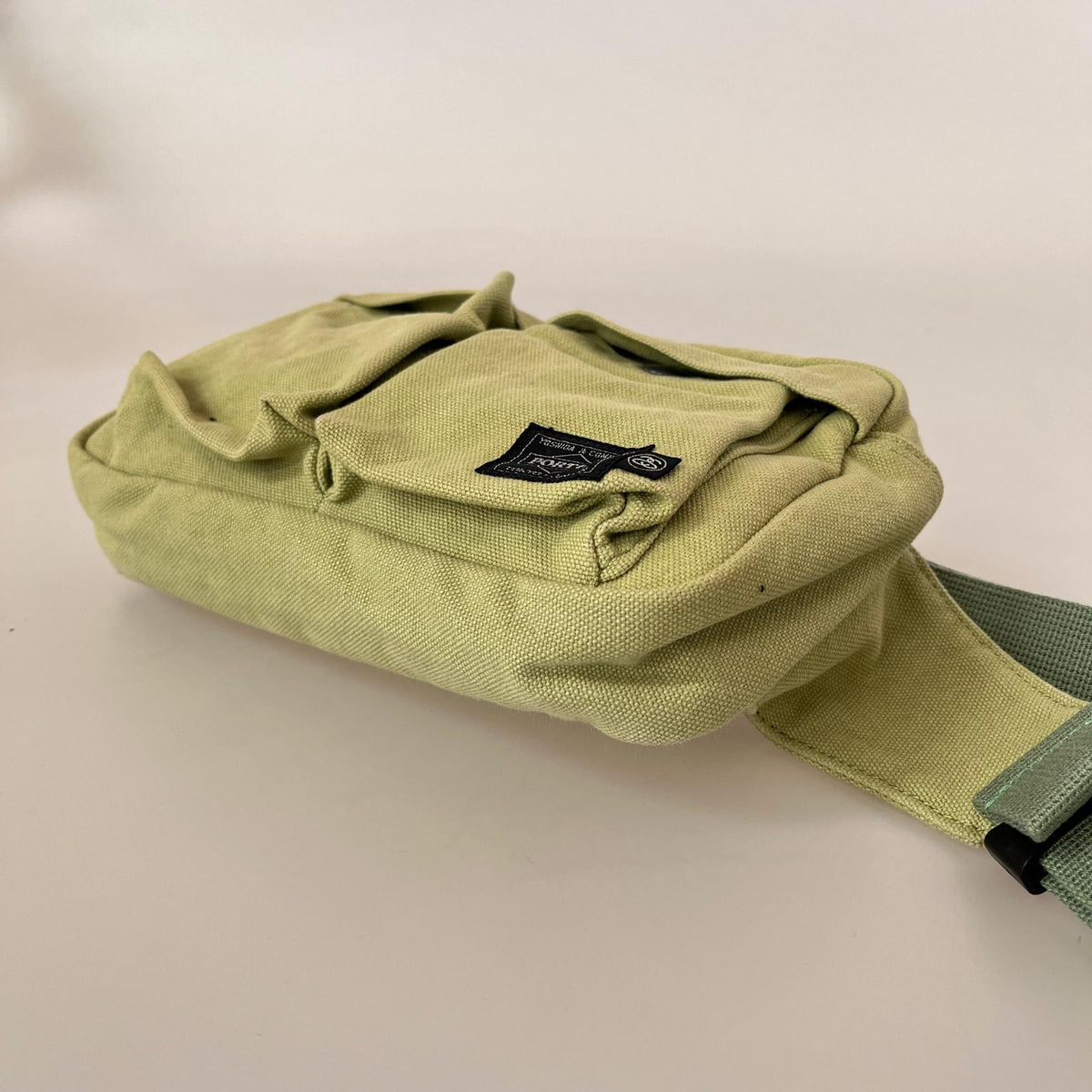 ボディバッグ ×STUSSY Waist Bag キャンバス KHK グリーン