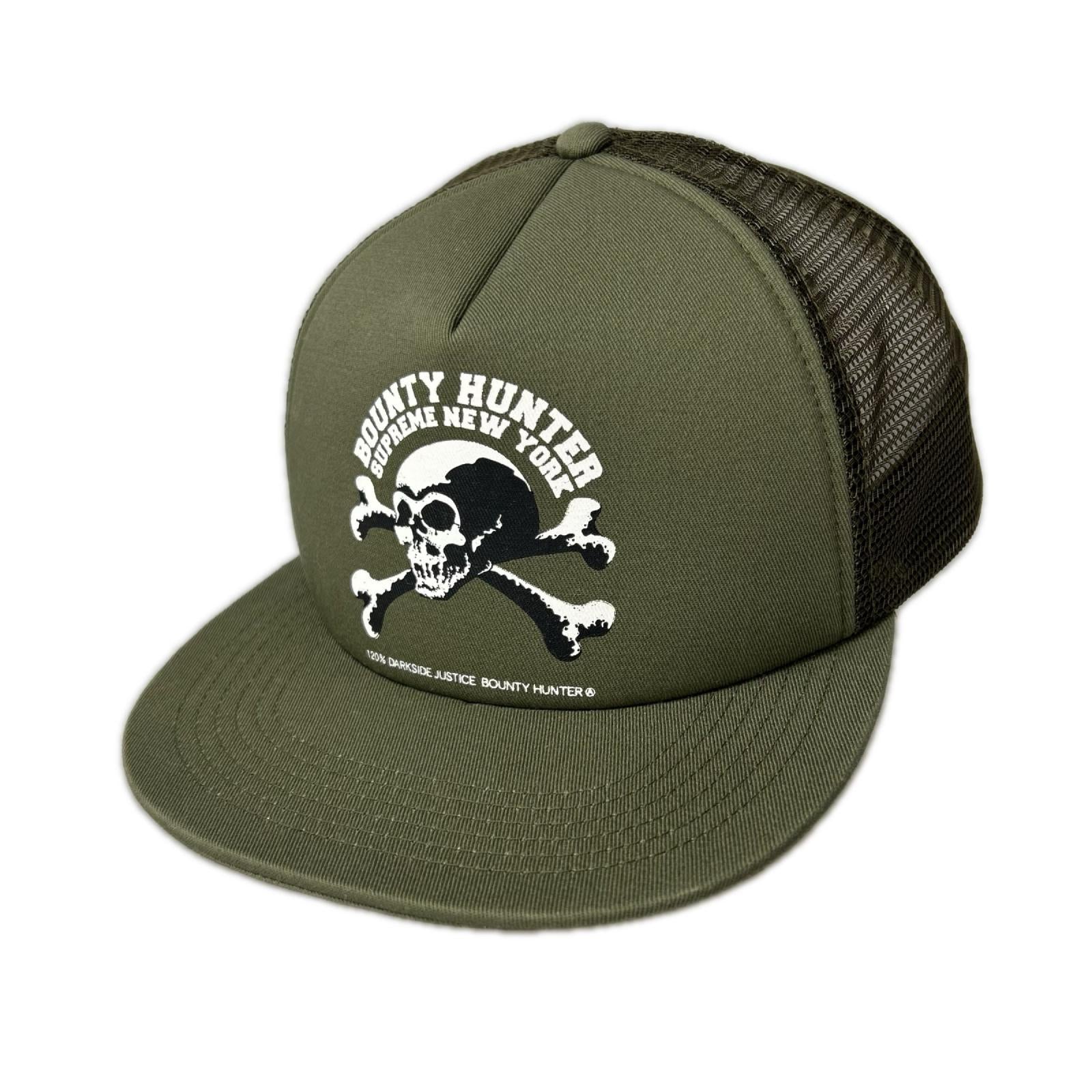 キャップ ×BOUNTY HUNTER 23AW Mesh Back 5-Panel カーキ