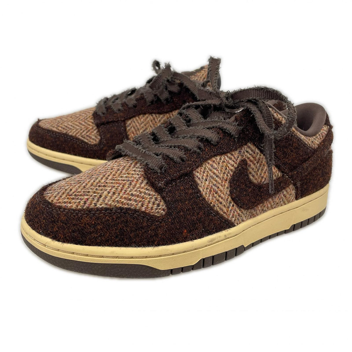 スニーカー DUNK LOW QS HARRIS TWEED (27.0) IO0052-200 27.5cm (US9 1/2 UK9 EU45) ブラウン