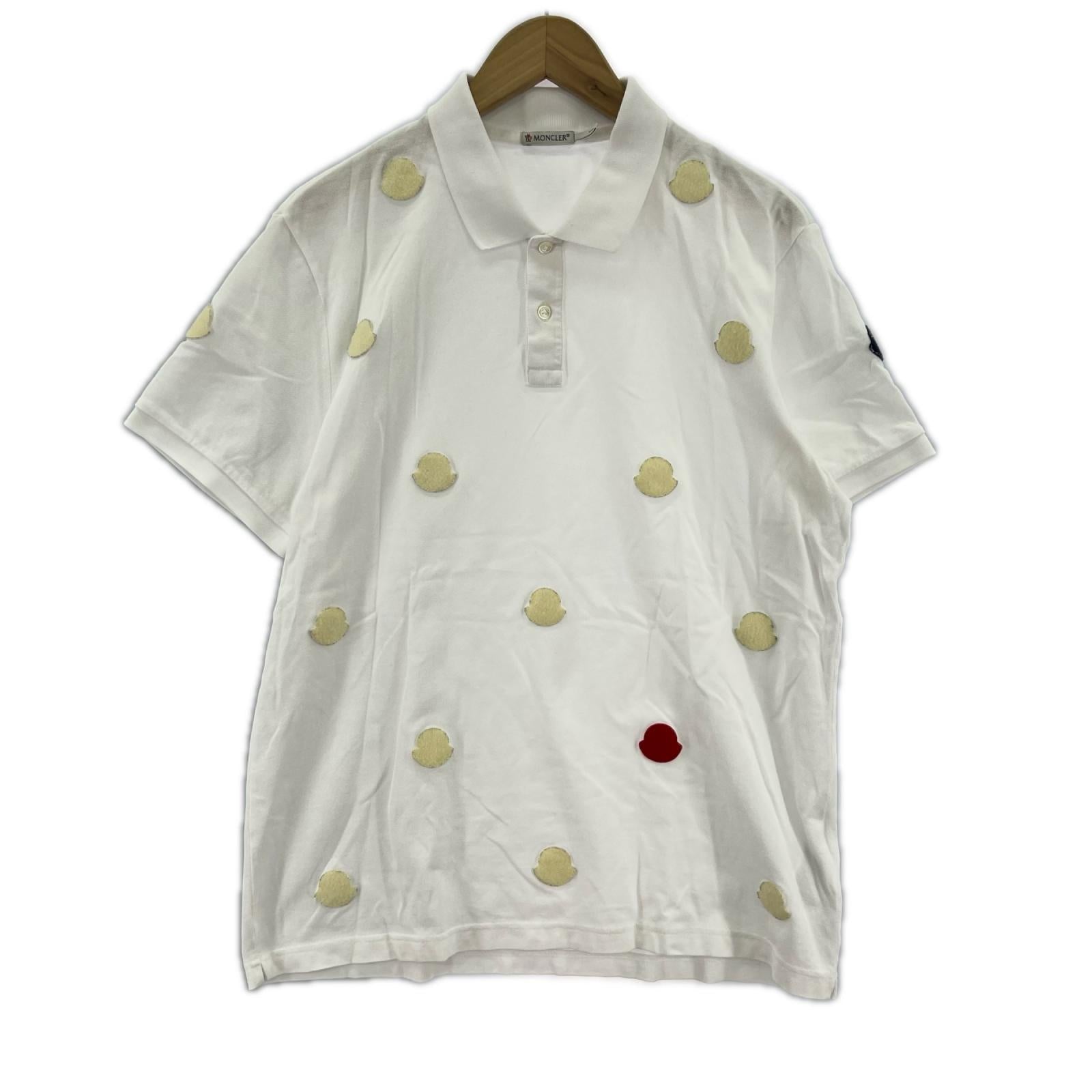 ポロシャツ MAGLIA POLO MANICA CORTA ポロシャツ　白　XL ホワイト