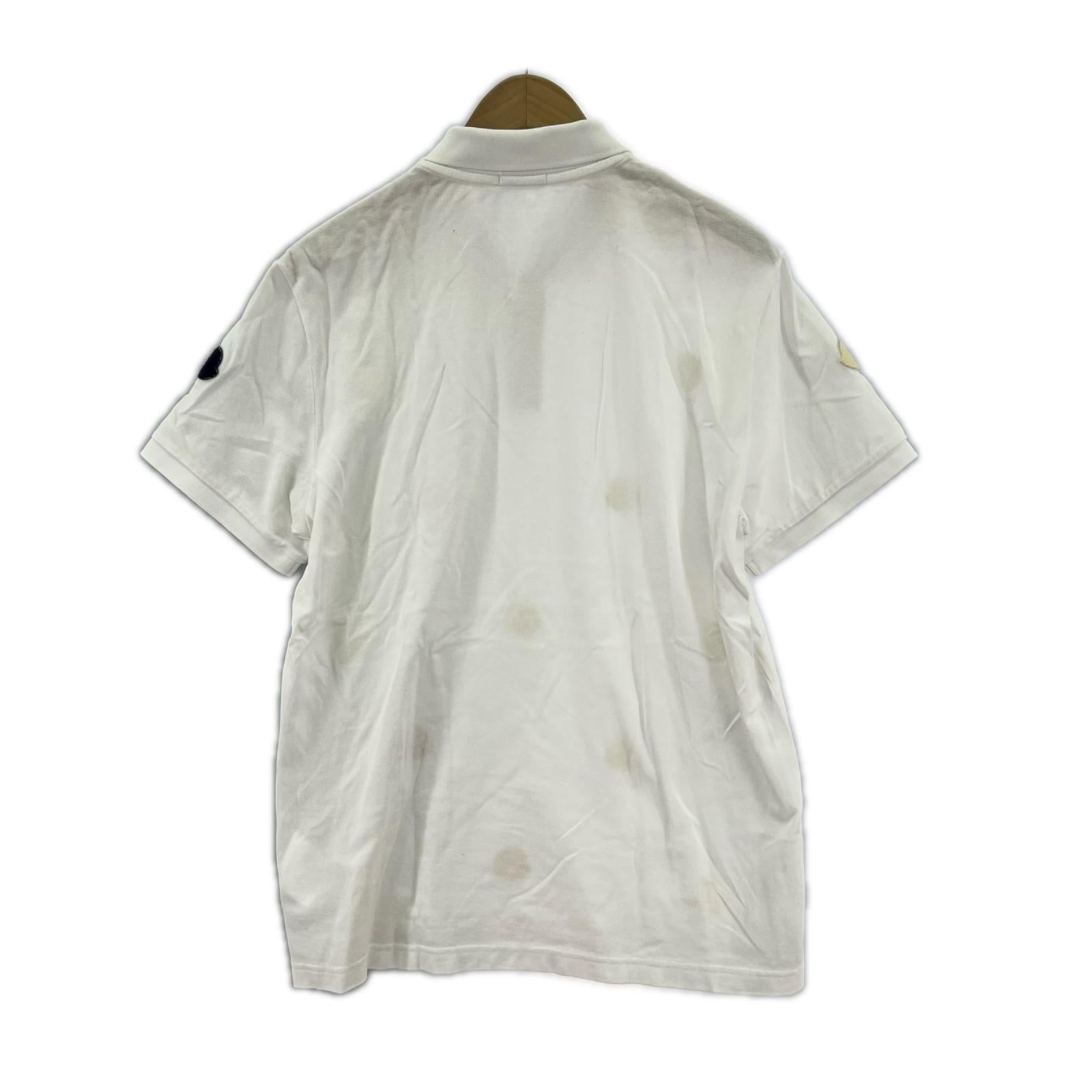 ポロシャツ MAGLIA POLO MANICA CORTA ポロシャツ　白　XL ホワイト