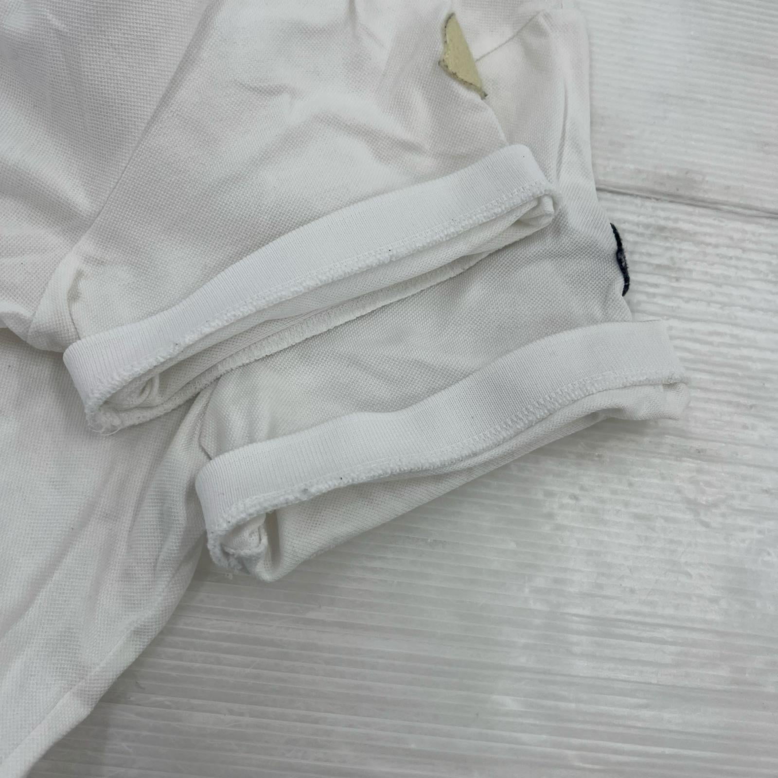 ポロシャツ MAGLIA POLO MANICA CORTA ポロシャツ　白　XL ホワイト