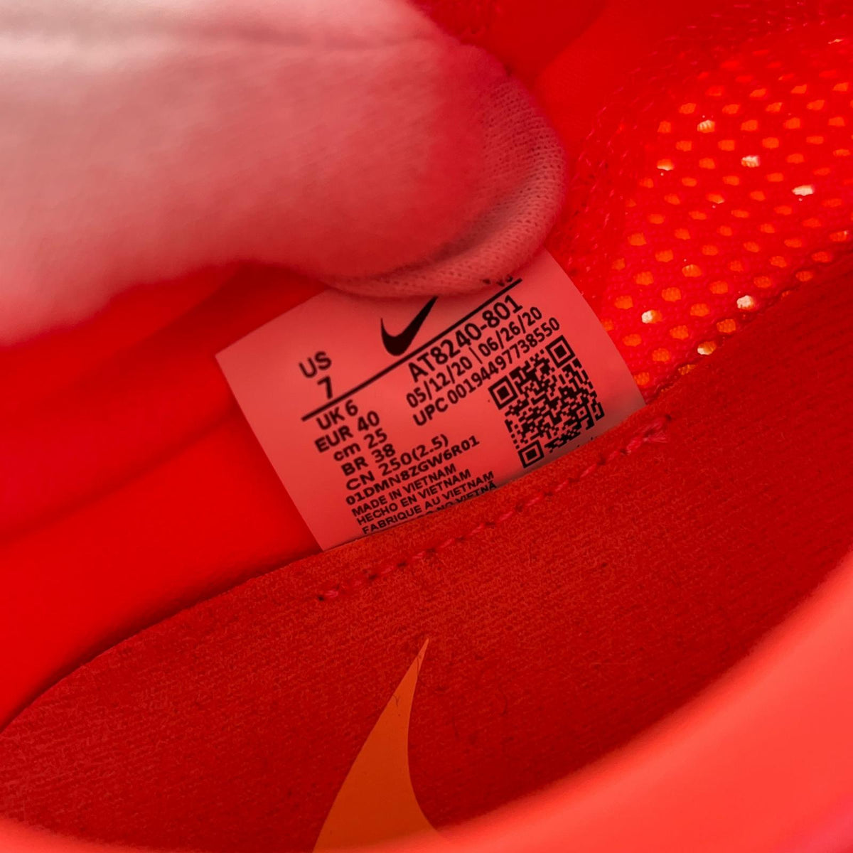 スニーカー ナイキ NIKE ズームフライ 25cm (US7 UK6 1/2 EU40)