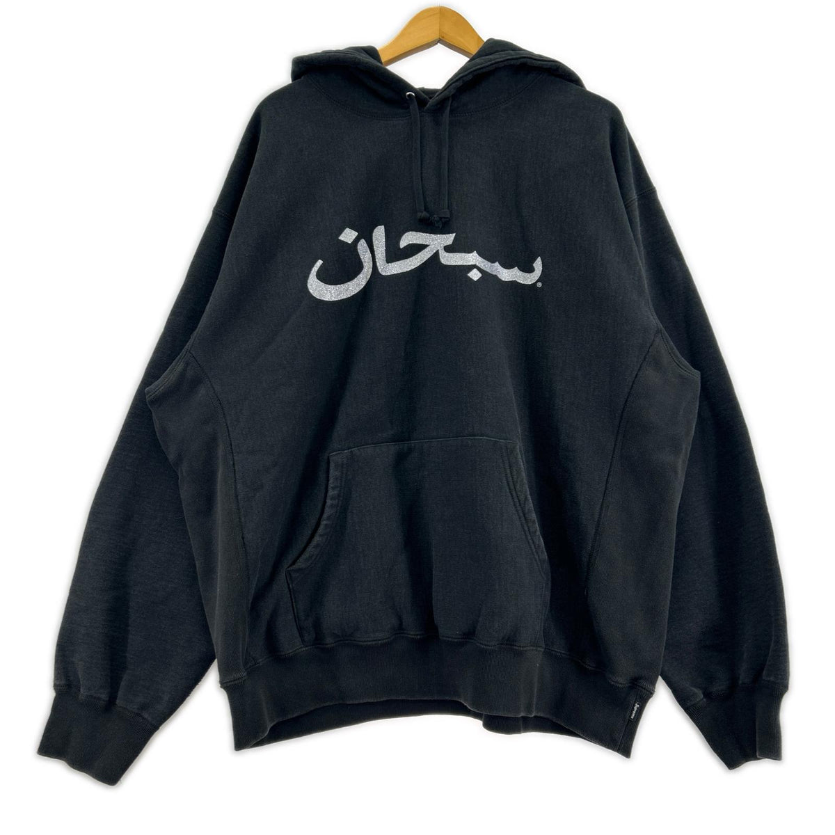 パーカー 26SS Arabic Logo Hooded Sweatshirt BLK L L ブラック