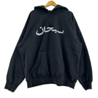 パーカー 26SS Arabic Logo Hooded Sweatshirt BLK L L ブラック