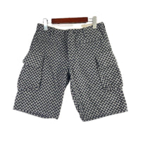 ショートパンツ WESTRIDE CYCLE TOGS 総柄 ｸﾞﾚｰ S ブラック