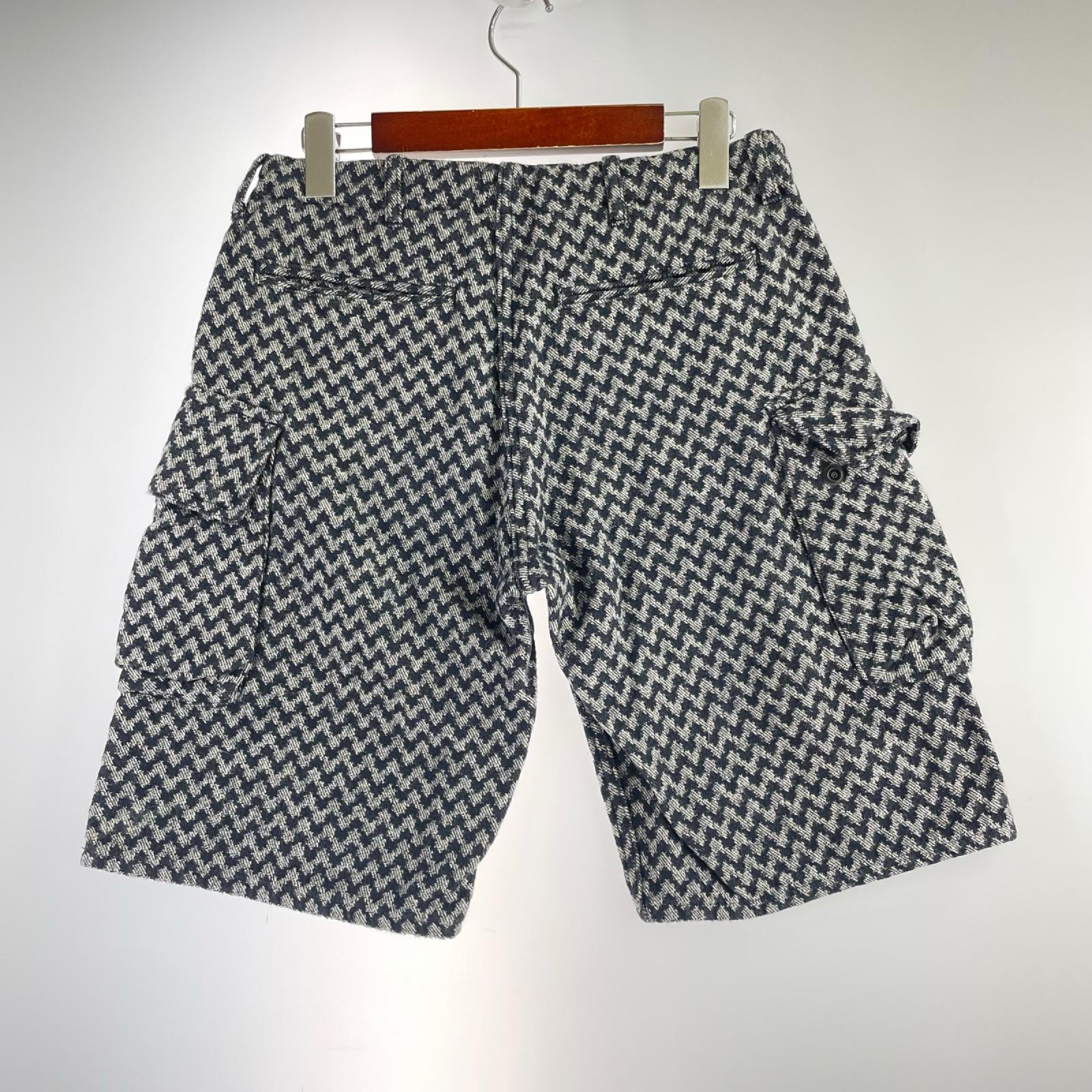 ショートパンツ WESTRIDE CYCLE TOGS 総柄 ｸﾞﾚｰ S ブラック