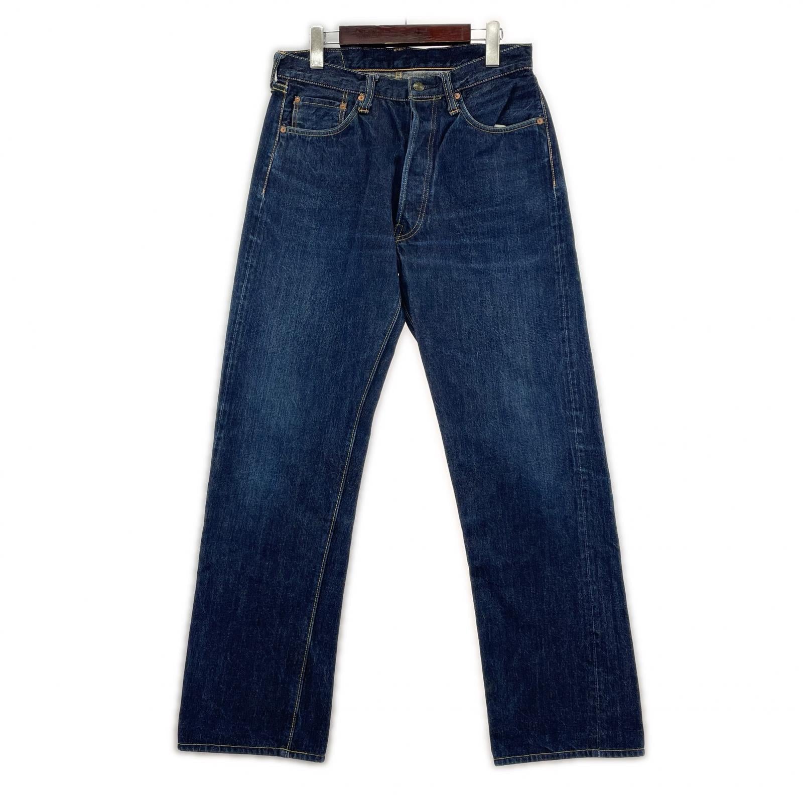 デニムパンツ 065 UNION STAR JEANS W31 33 ネイビー