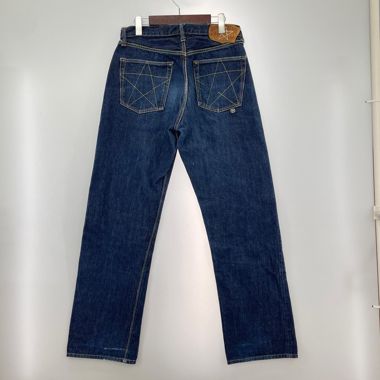 デニムパンツ 065 UNION STAR JEANS W31 33 ネイビー