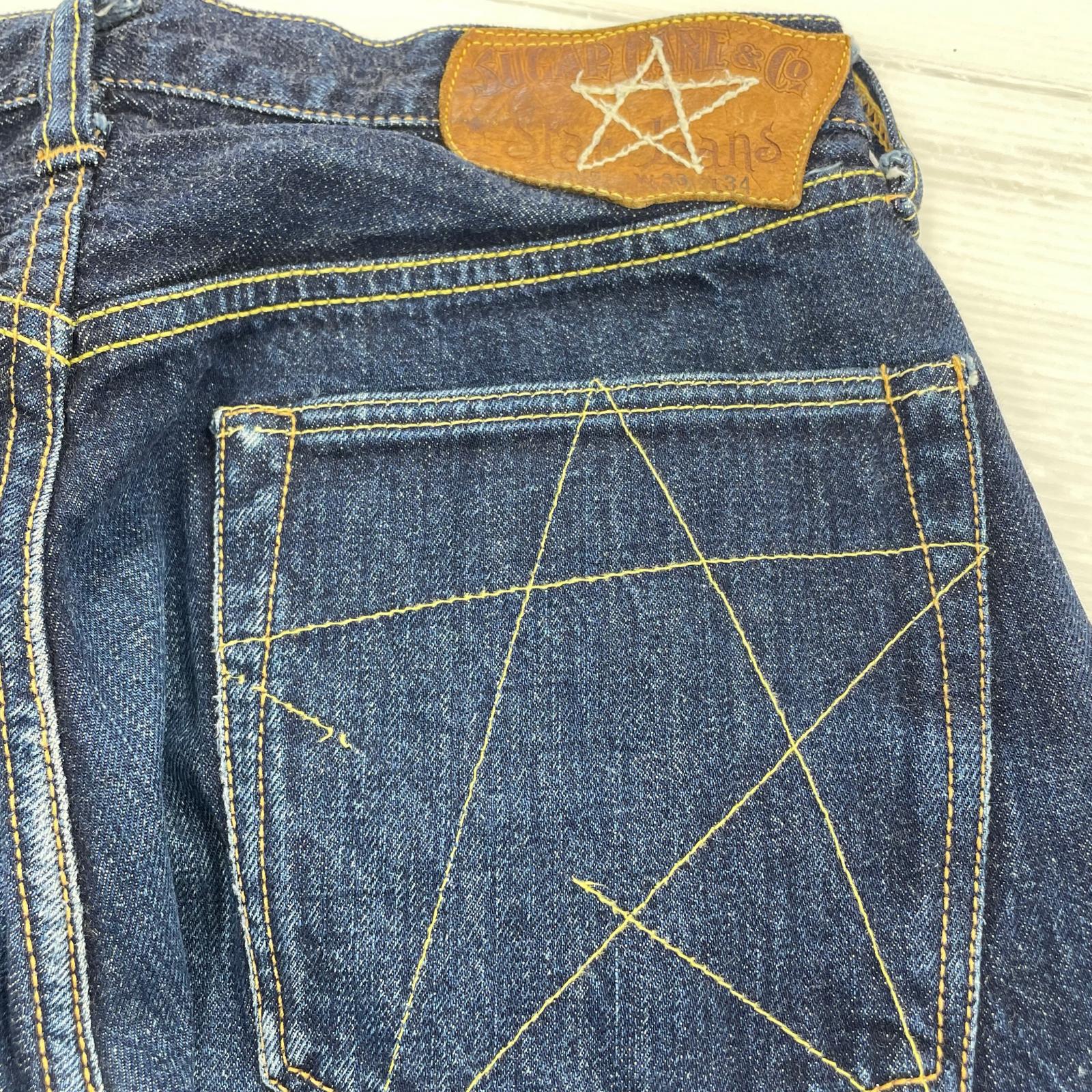 デニムパンツ 065 UNION STAR JEANS W31 33 ネイビー