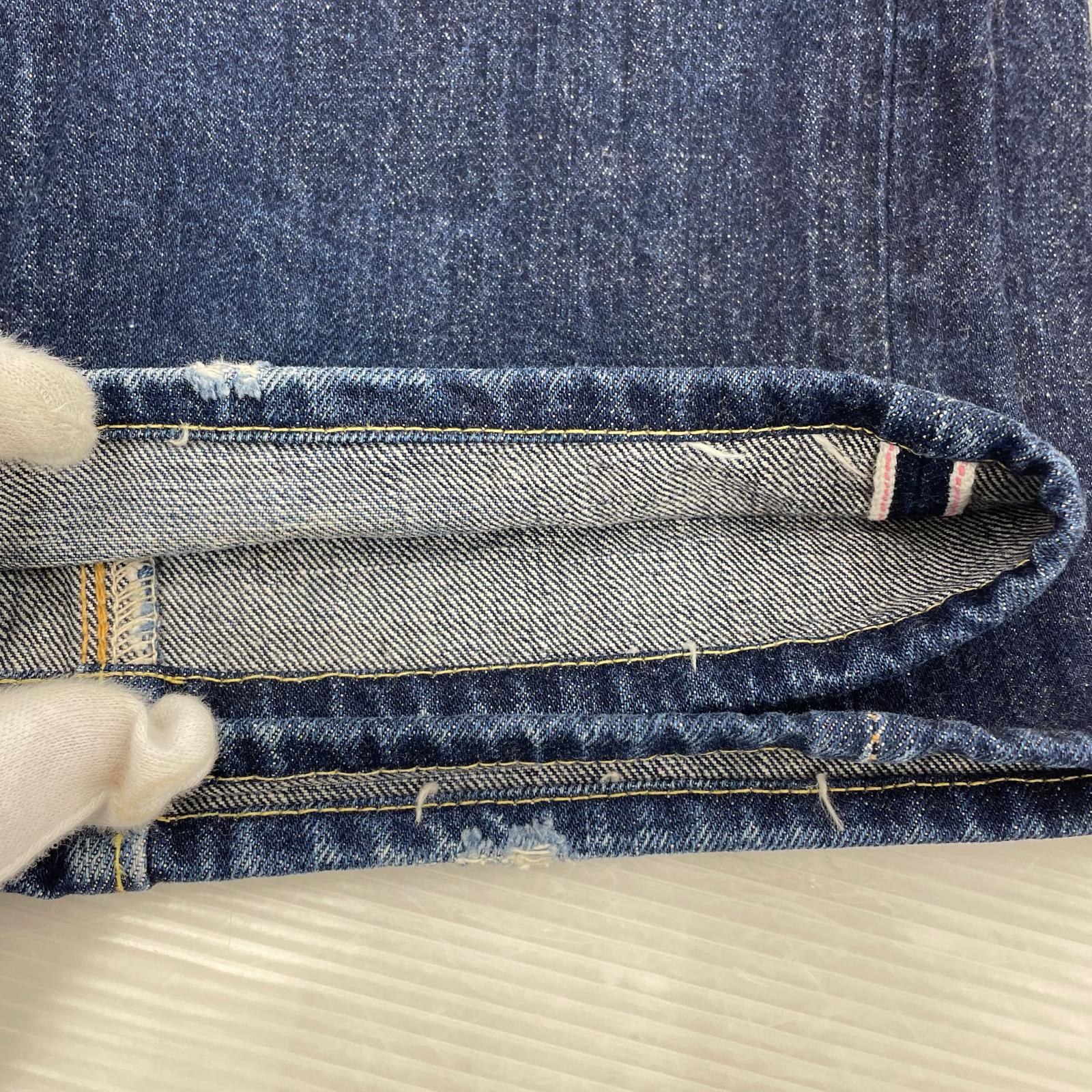 デニムパンツ 065 UNION STAR JEANS W31 33 ネイビー