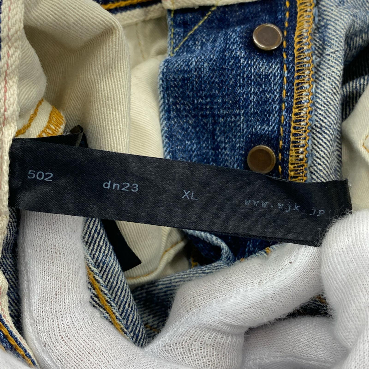 デニムパンツ 502/XL/3Dバナナデニム/DN23 LL ブルー
