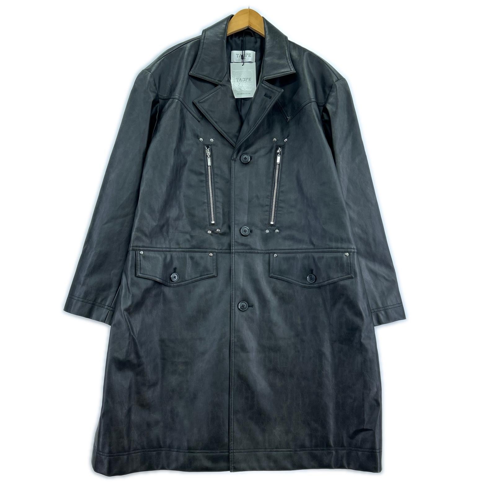 レザージャケット TAUPE TPE E.LEATHER WESTERN COAT ブラック