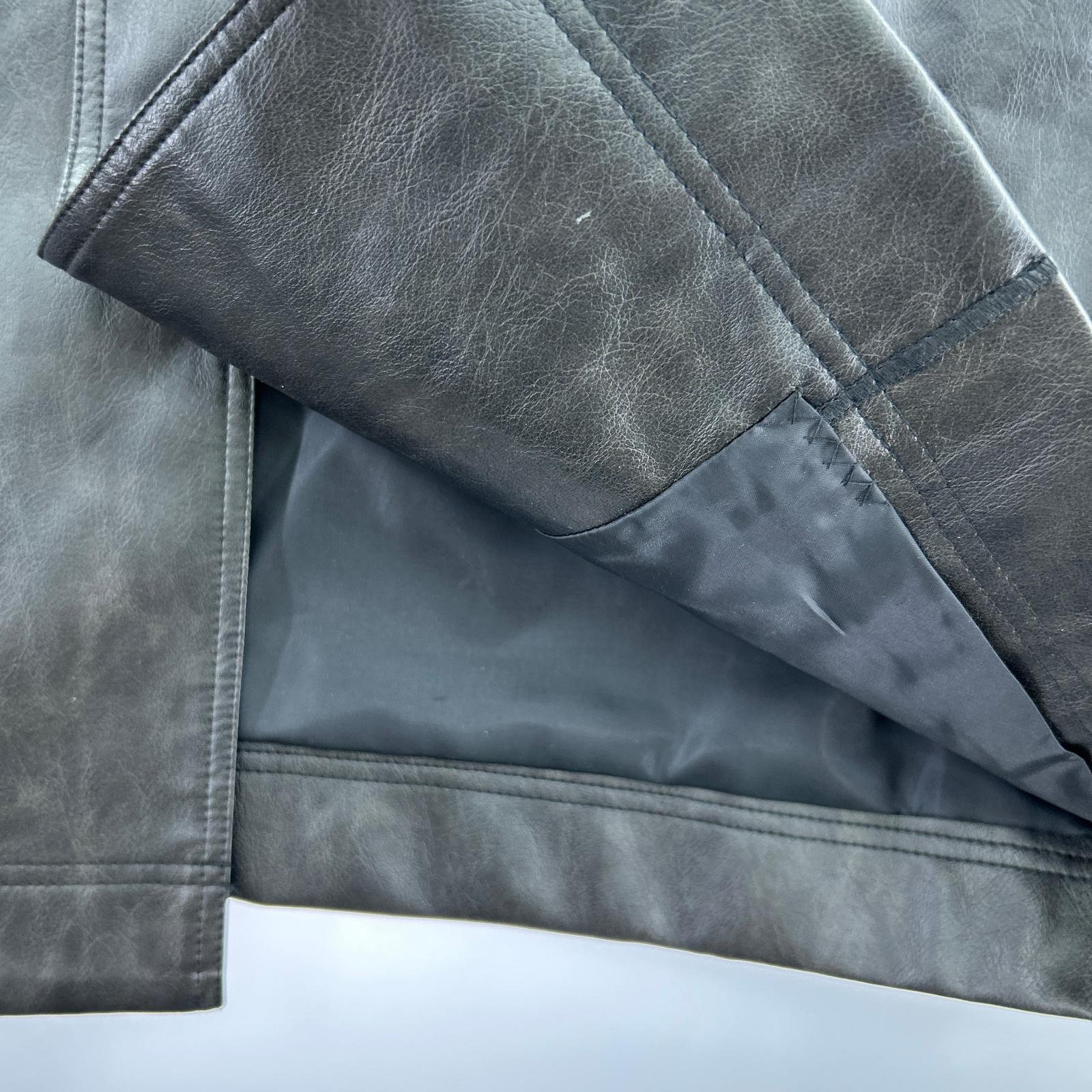 レザージャケット TAUPE TPE E.LEATHER WESTERN COAT ブラック