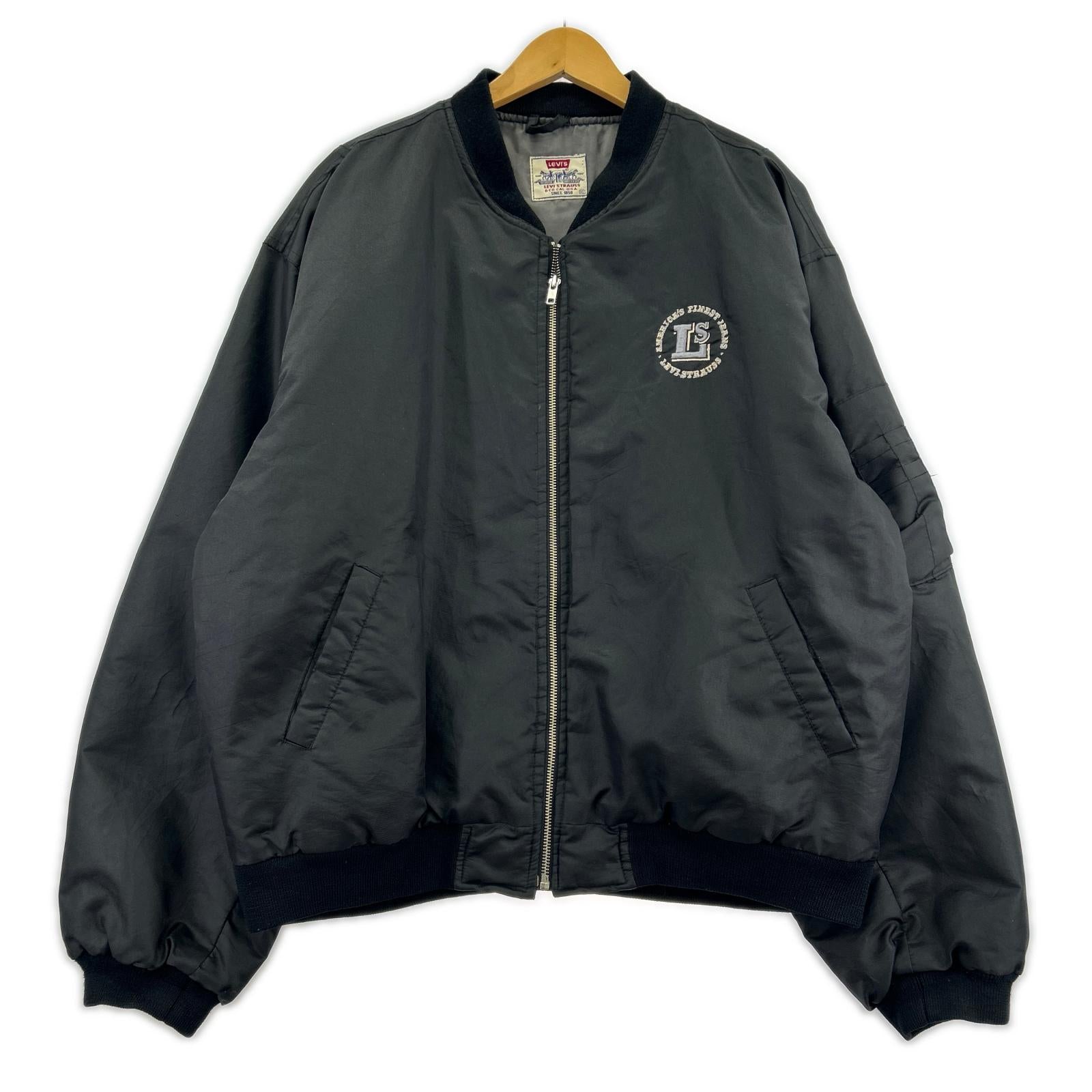 ジャケット Levi's MA-1 フライトジャケット 黒 (XL) ブラック