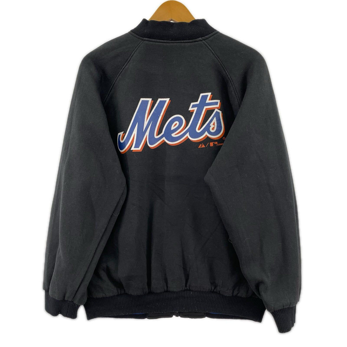 ジャケット Majestic ﾘﾊﾞｰｼﾌﾞﾙ Mets ブラック