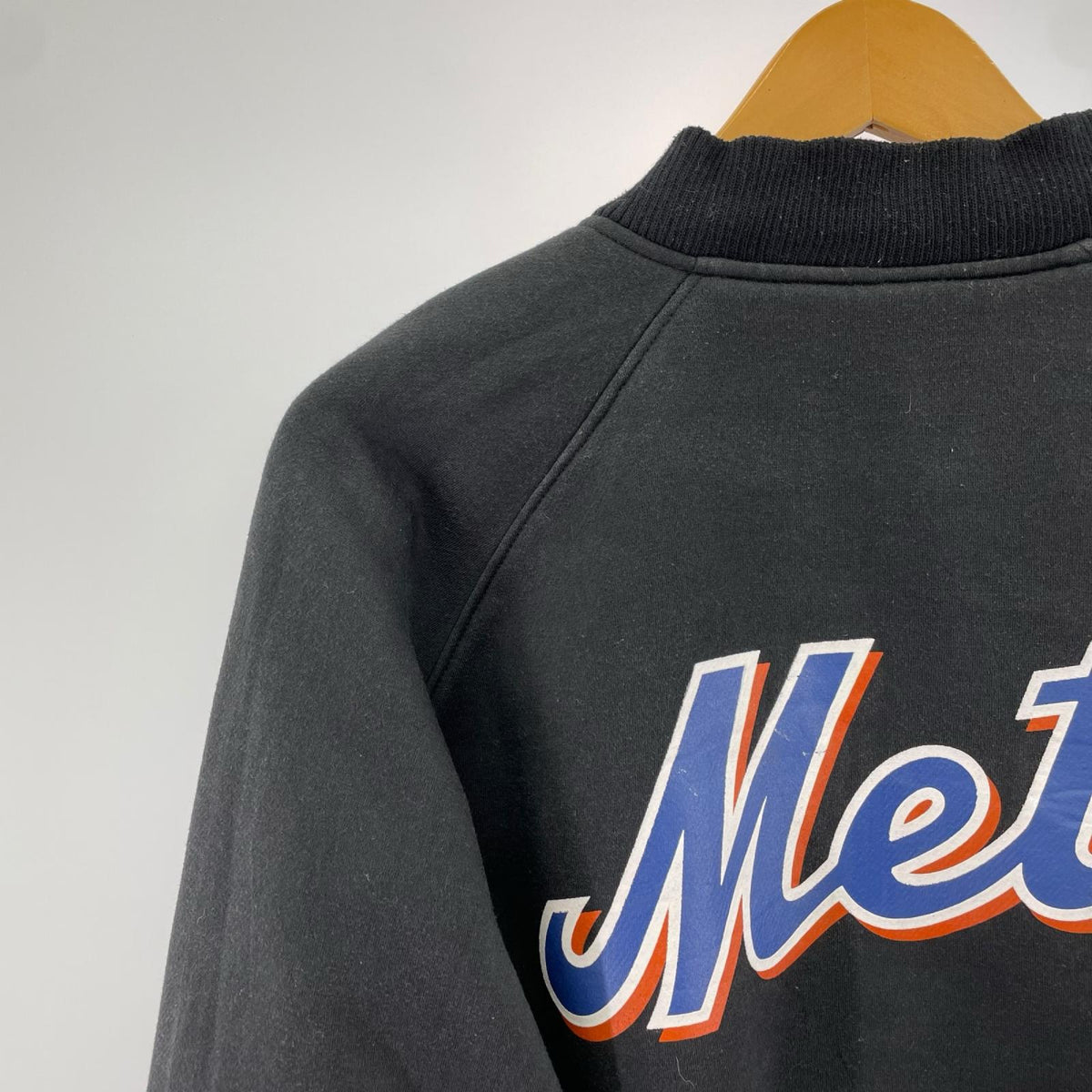 ジャケット Majestic ﾘﾊﾞｰｼﾌﾞﾙ Mets ブラック
