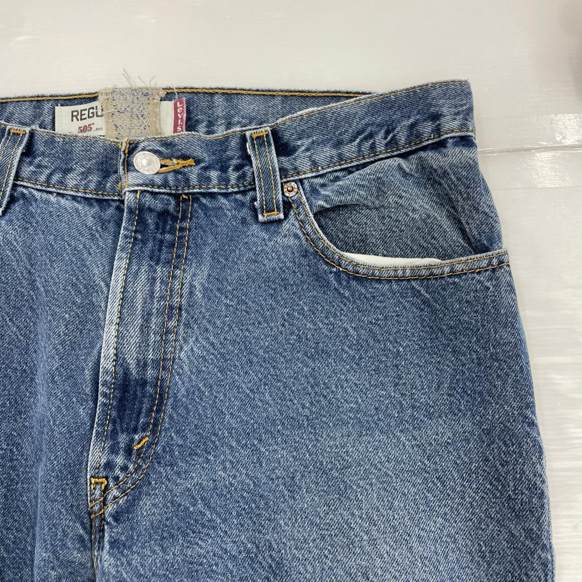デニムパンツ 505 (W34) ﾒｷｼｺ製 34 ネイビー