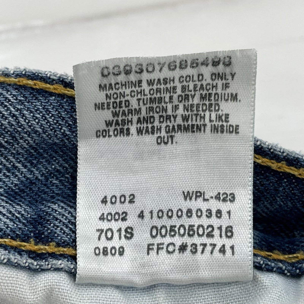 デニムパンツ 505 (W34) ﾒｷｼｺ製 34 ネイビー