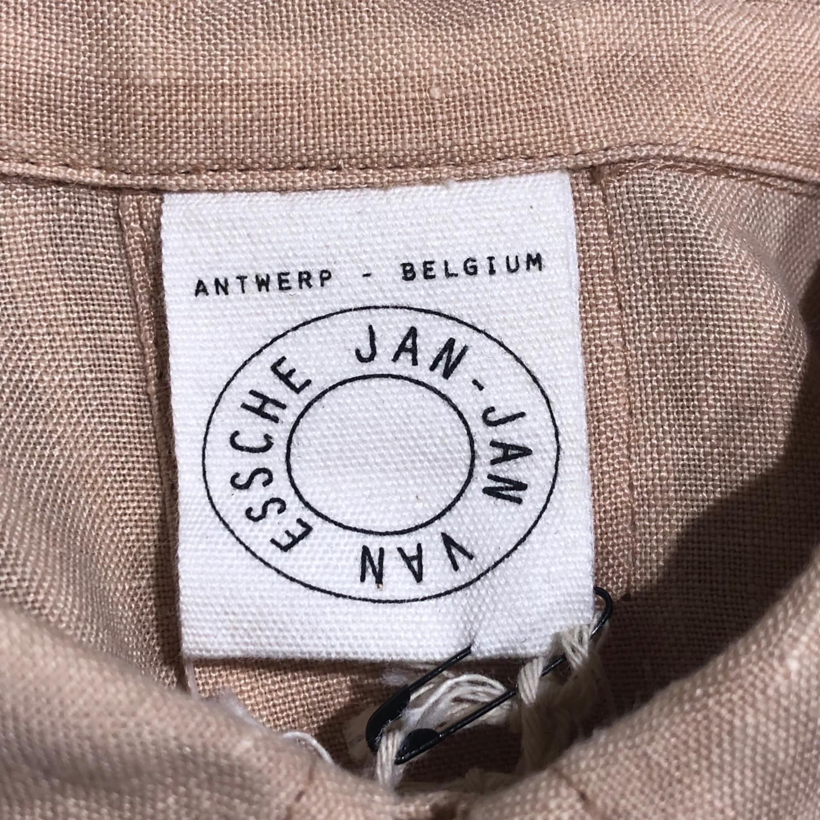 半袖シャツ JAN-JAN VAN ESSCHE 24SS #98 リネン半袖シャツ
