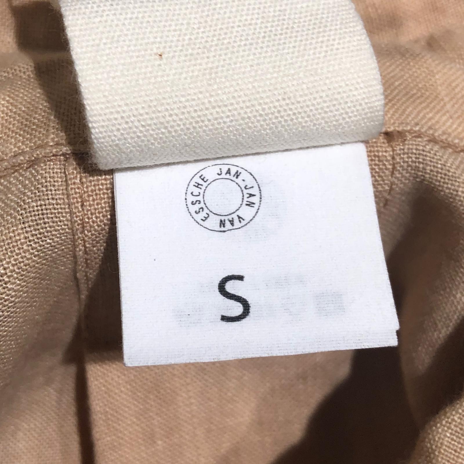 半袖シャツ JAN-JAN VAN ESSCHE 24SS #98 リネン半袖シャツ