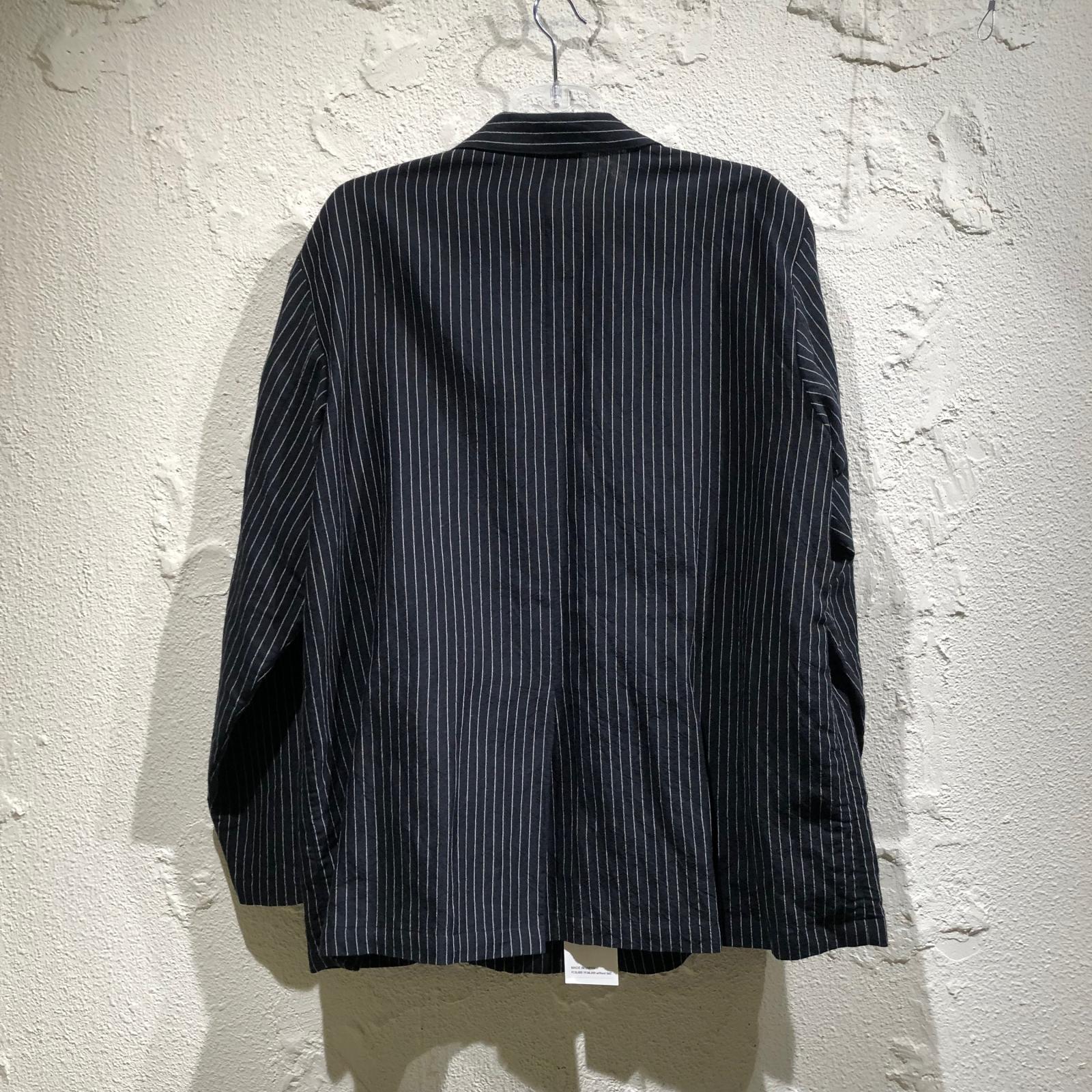 テーラードジャケット CLASS 25SS BAMBOO LINEN STRIPE JACKET