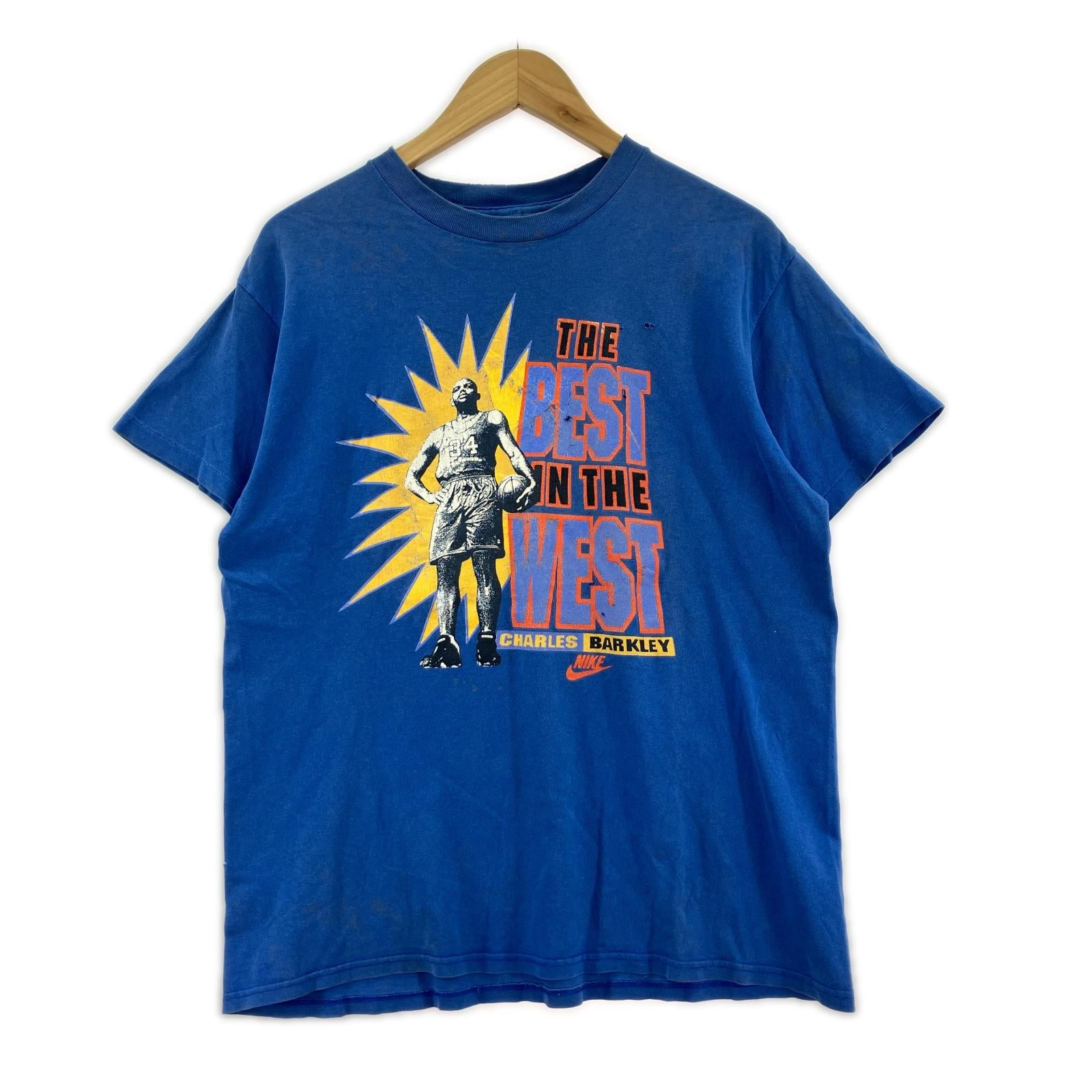 半袖Ｔシャツ 90s Charles Berkley ブルー ブルー