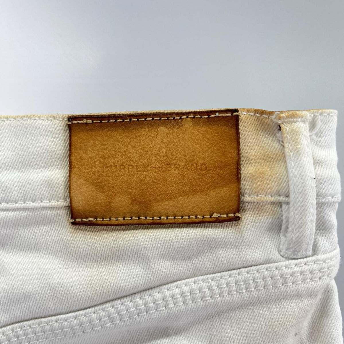 パンツ PURPLE BRAND Slim Fit Low Rise Jeans 29 ホワイト