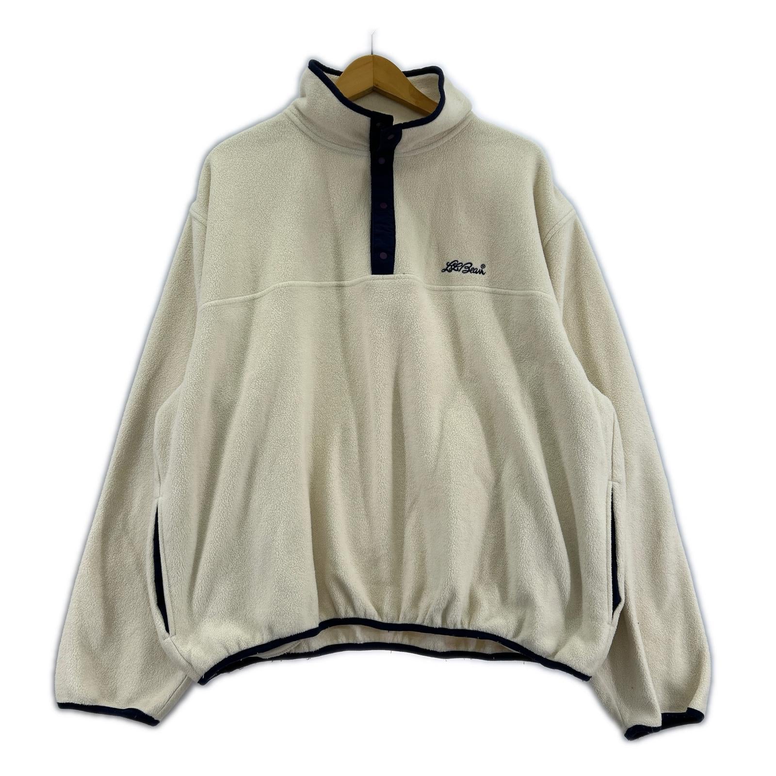 ジャケット スリース　白　(L) L ホワイト