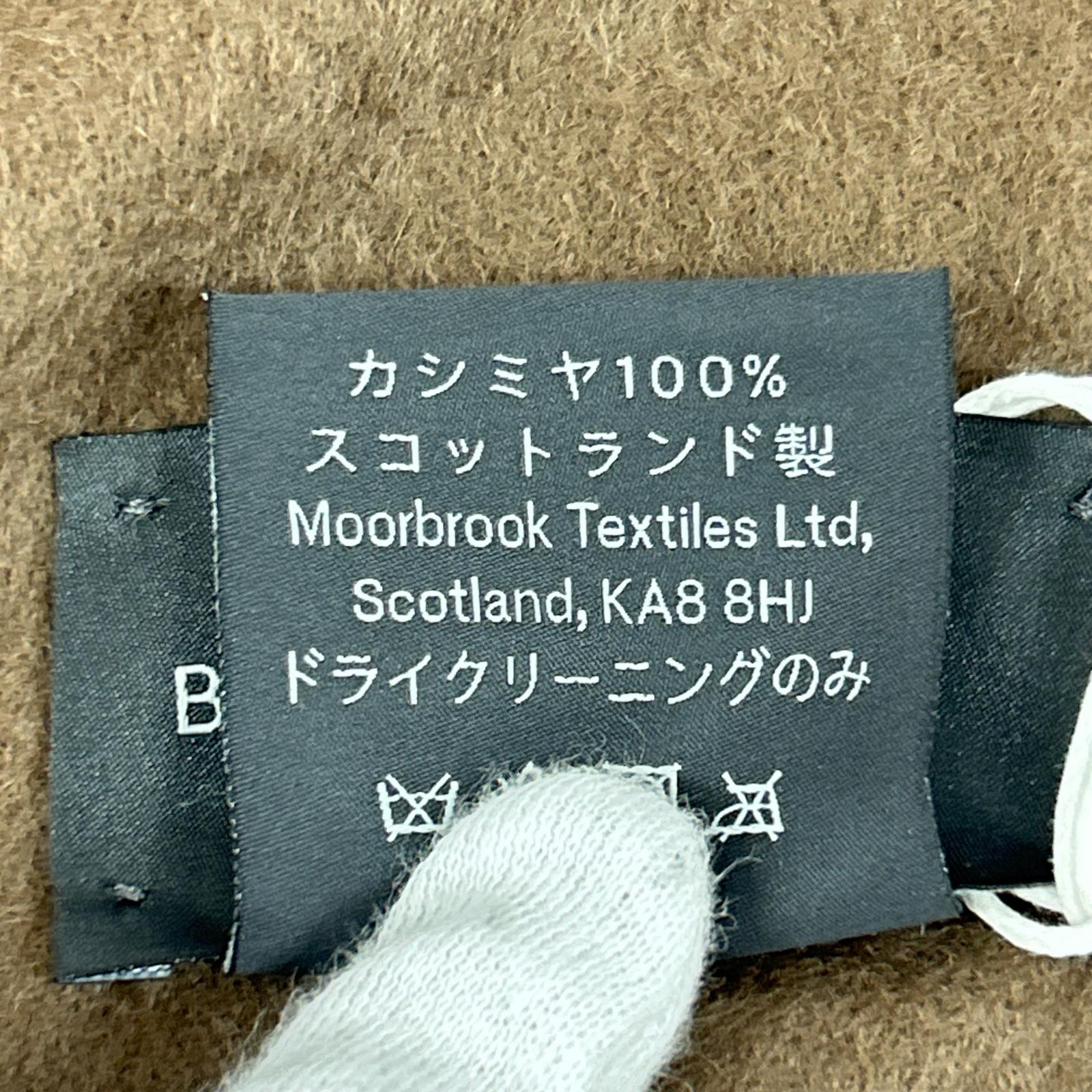 その他アクセサリー BEGG&CO/カシミヤ100％/ストール/BRW ブラウン
