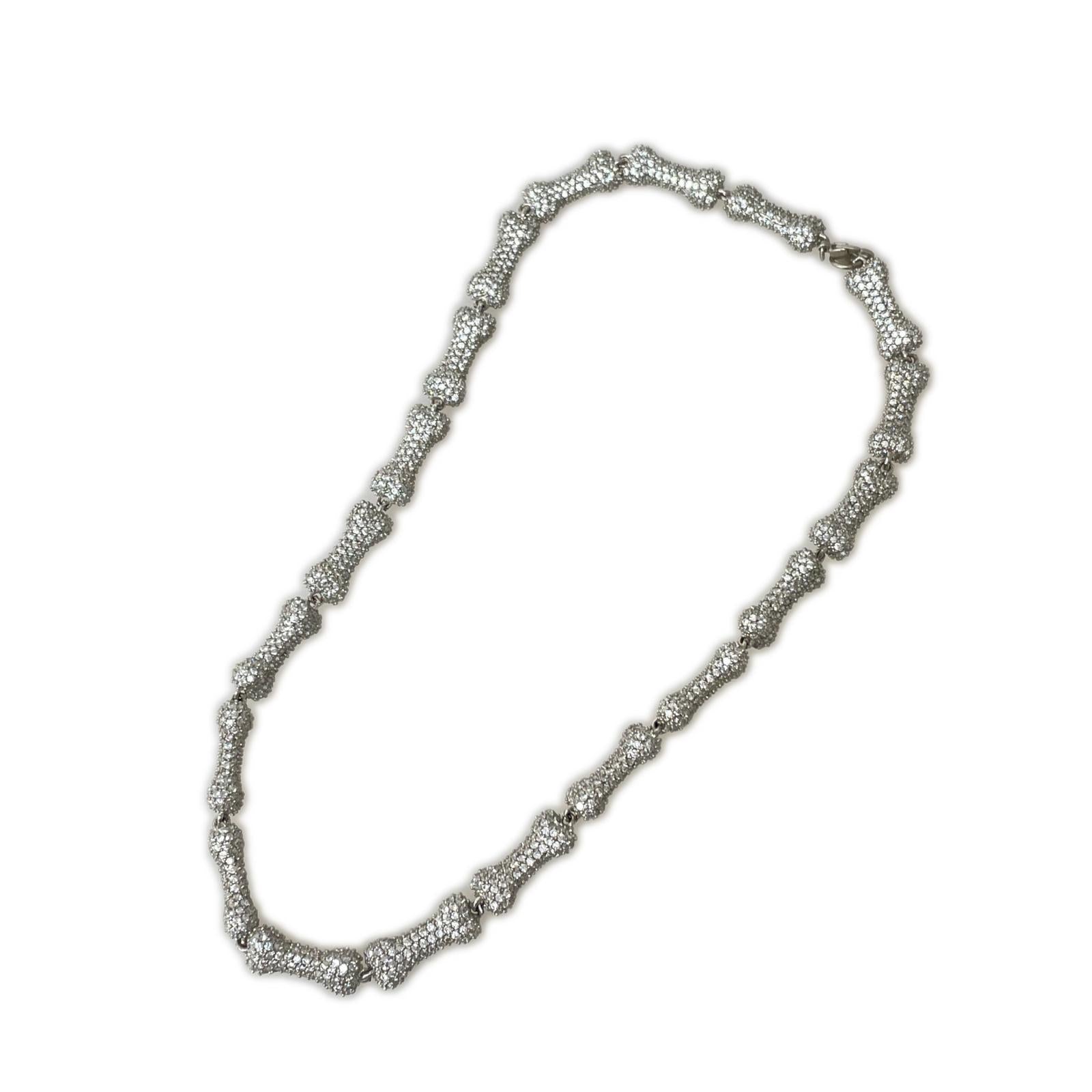 ネックレス $ole only bone chain necklace ボーンチェーンネックレス シルバー