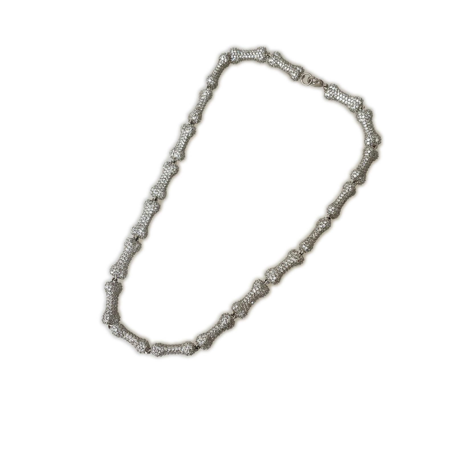 ネックレス $ole only bone chain necklace ボーンチェーンネックレス シルバー