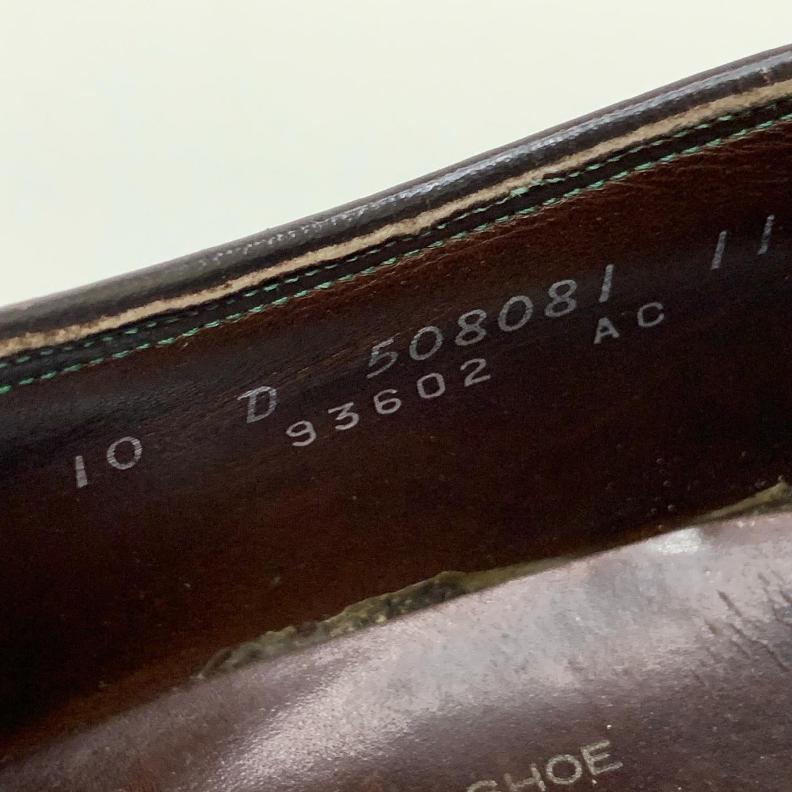 ローファー 70s Florsheim ウイングチップ シューズ size 10D 28cm (US10 UK9 1/2 EU46) ブラウン