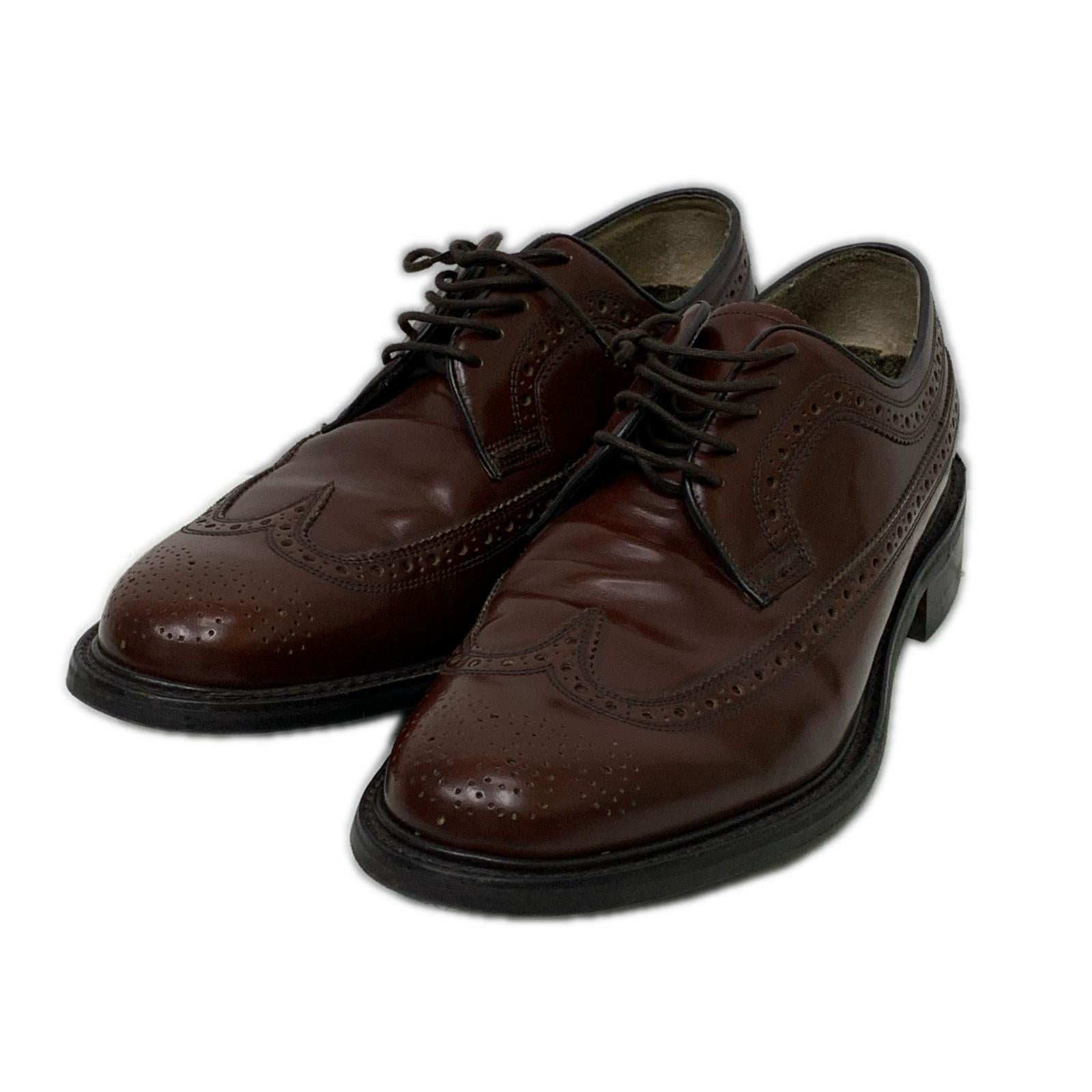 ドレスシューズ charles tyrwhitt ウイングチップシューズUK10 2/1 29cm (US11 UK10 1/2 EU48) ブラウン