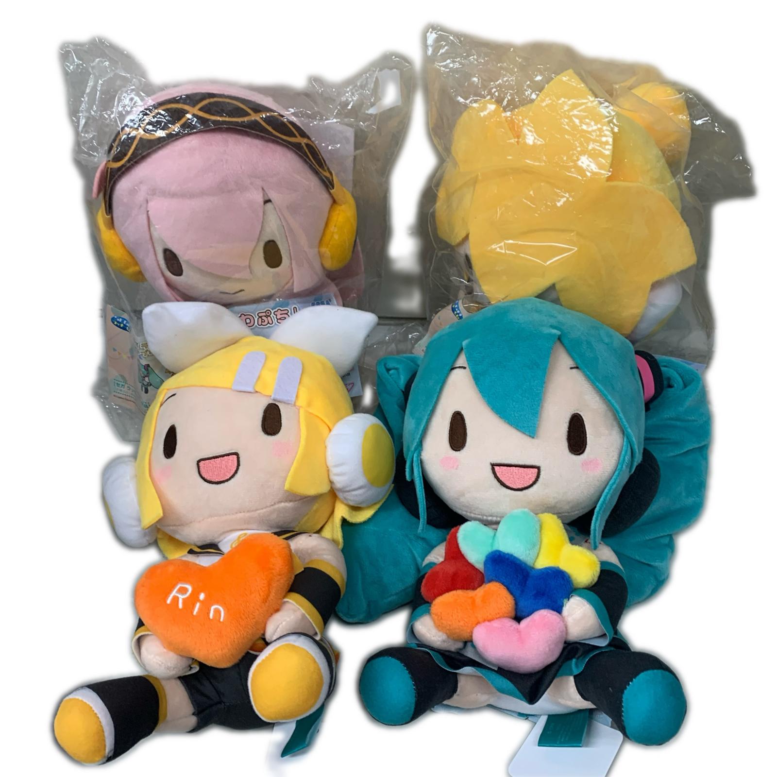 B賞 ふわぷちぬいぐるみ ミク・ルカ・レン・リン セット フィギュア/グッズ
