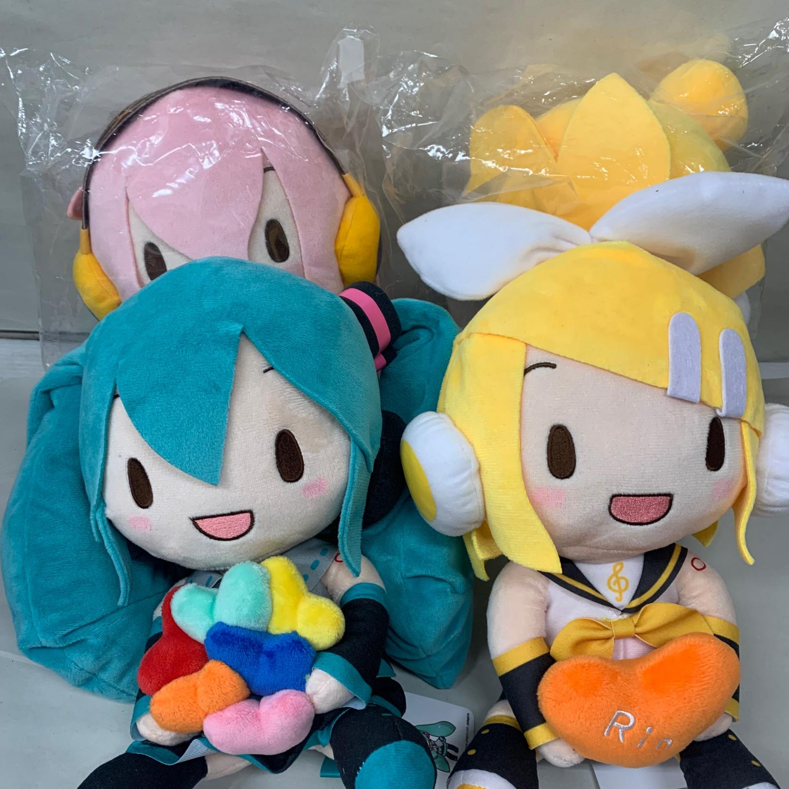 B賞 ふわぷちぬいぐるみ ミク・ルカ・レン・リン セット フィギュア/グッズ