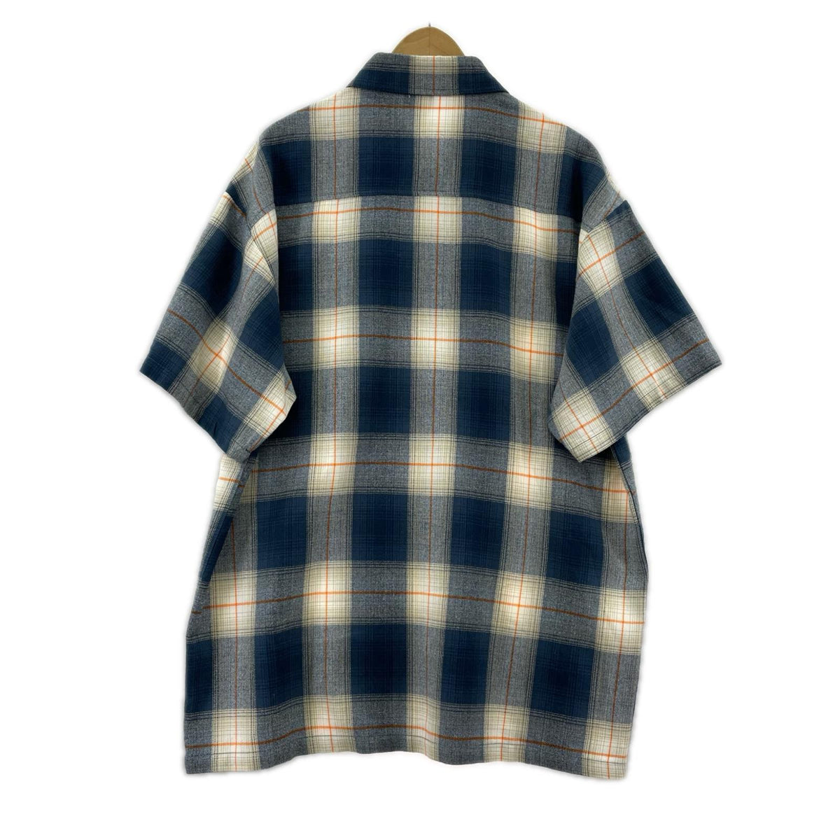 半袖シャツ CalTop FL PLAID ﾌﾟﾚｲﾄﾞﾁｪｯｸ L BLU L