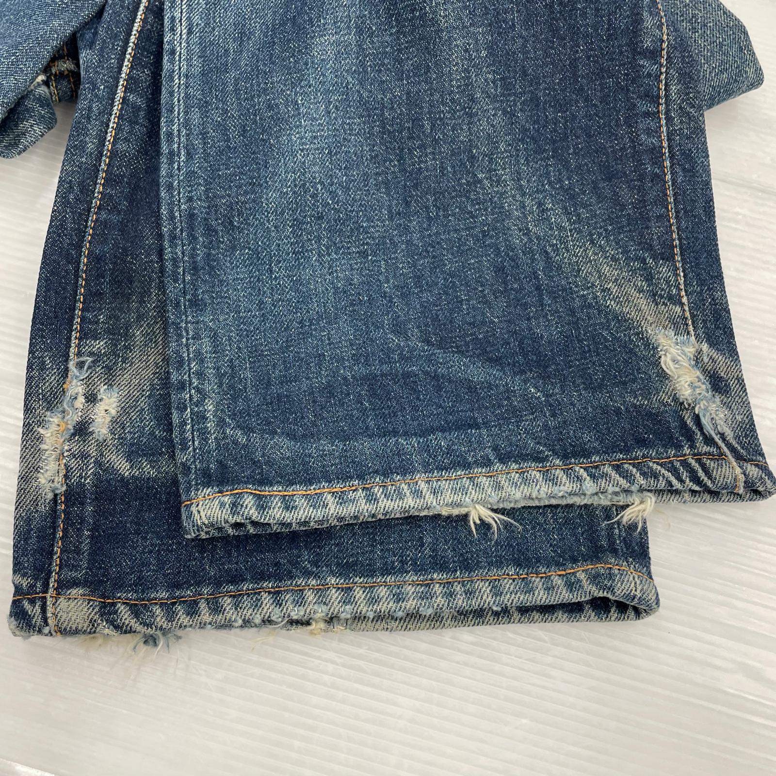 デニムパンツ ビックカモメ W29 28 ネイビー